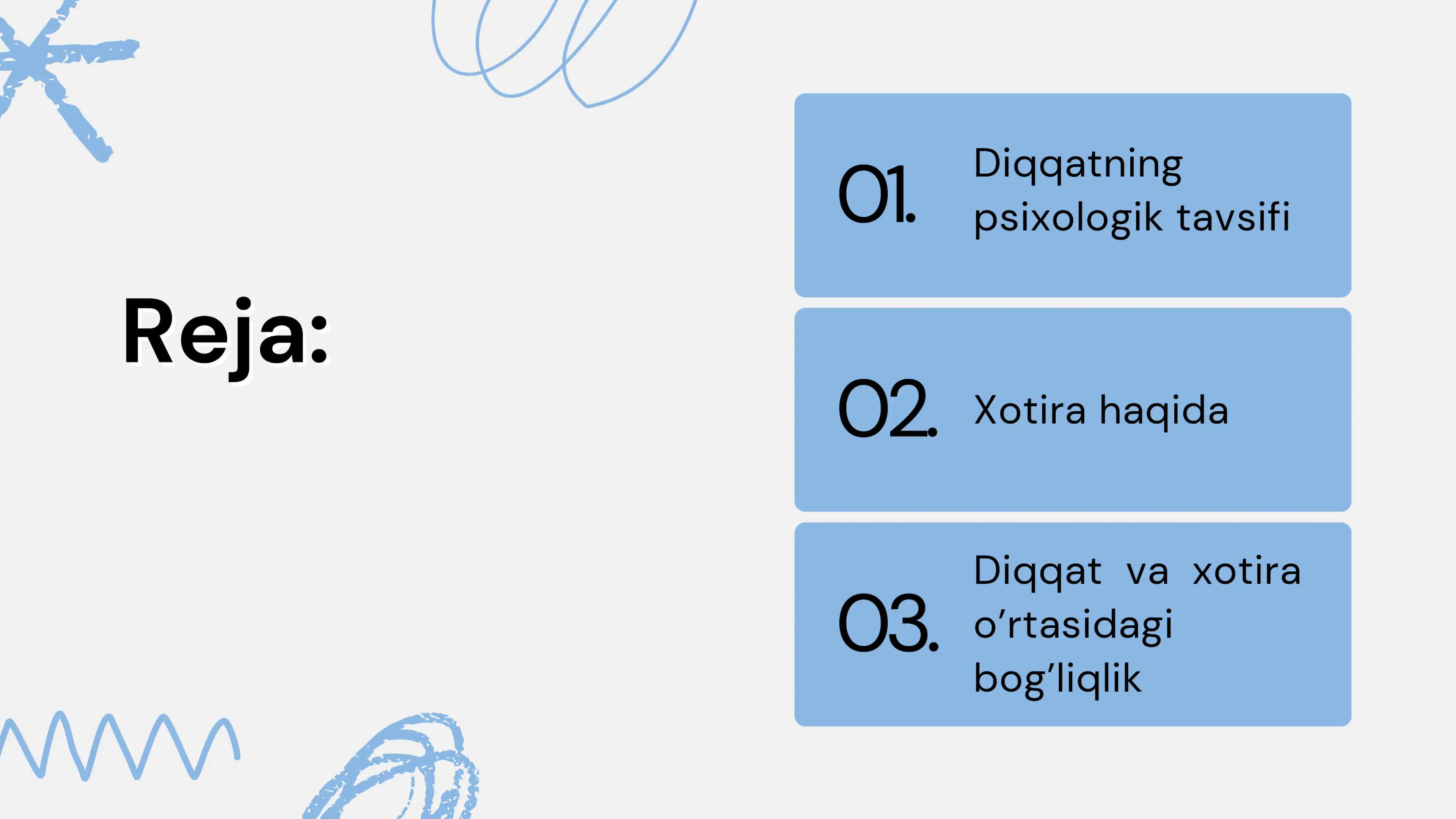 Diqqat va xotira 2
