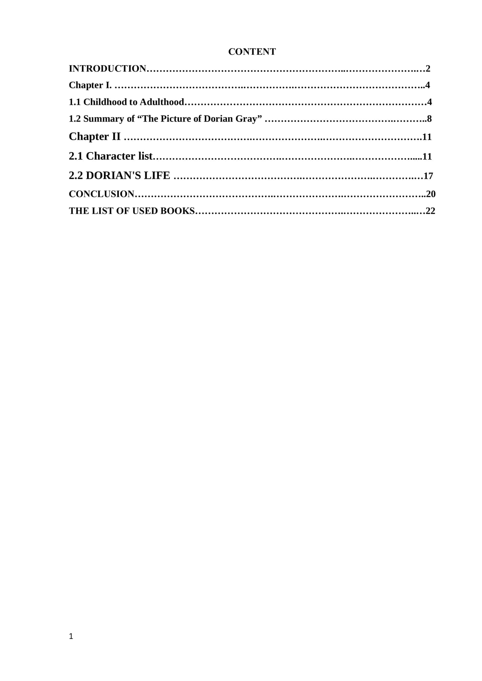 THE PICTURE OF DORIAN GRAY 2