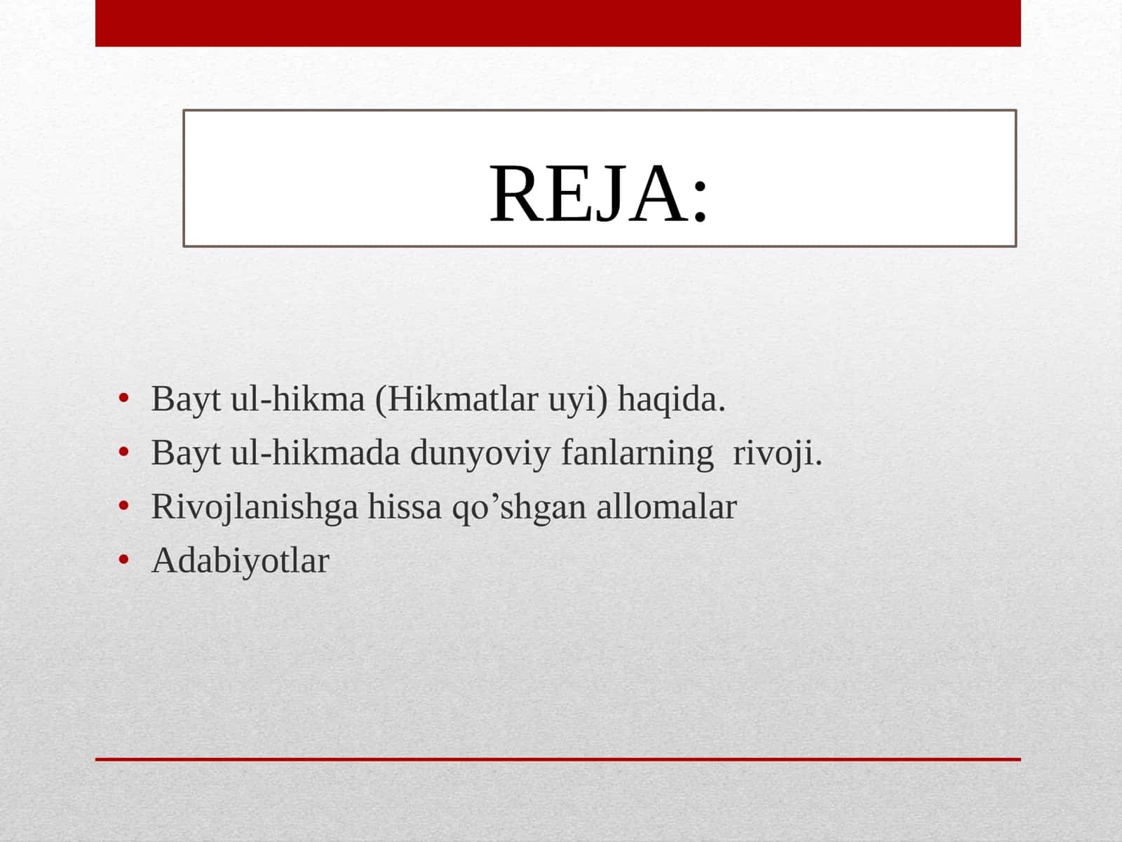 Bayt ul-Hikma va Undagi Dunyoviy Fanlarning Rivojlanishi 2