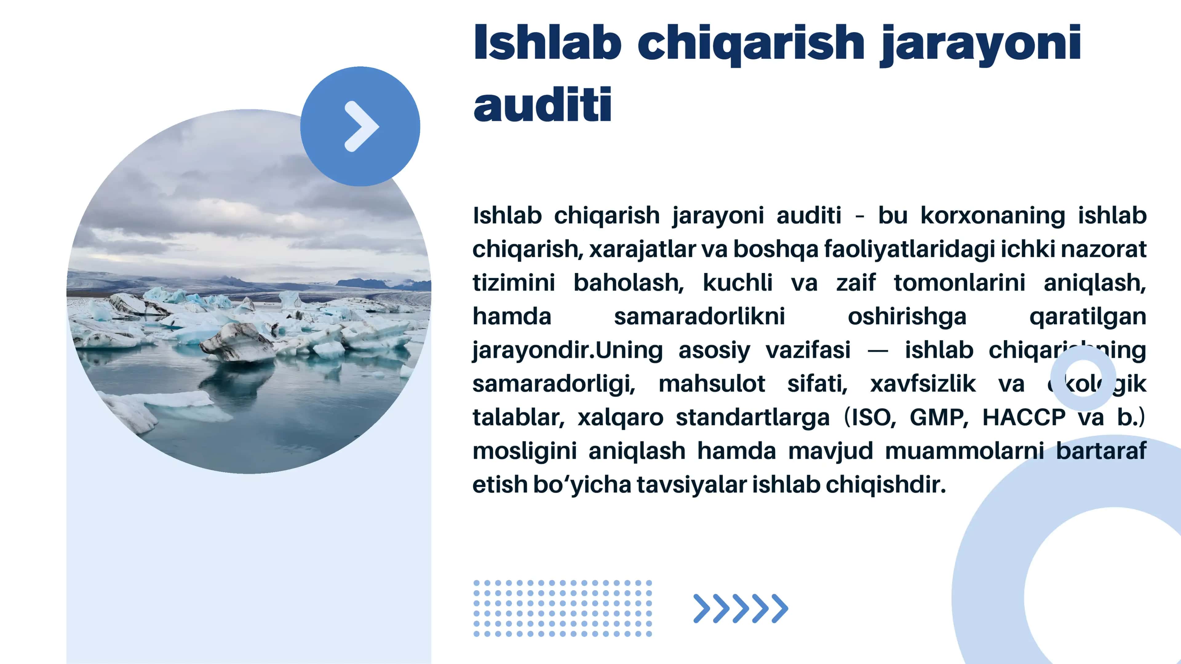Ishlab chiqarish jarayoni auditi 2