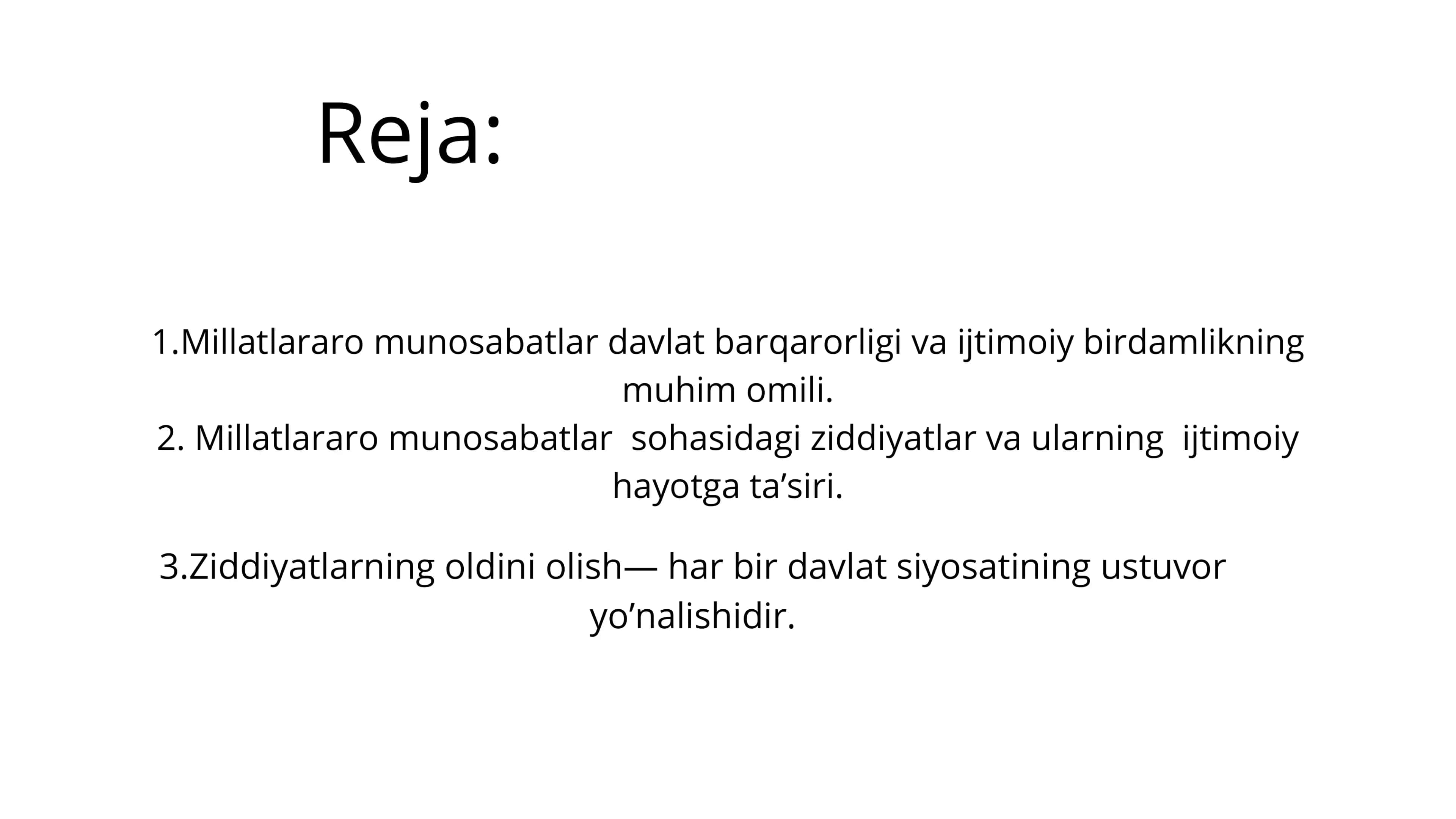 Millatlararo munosabatlar sohasida ziddiyatlarni bartaraf etish yo’llari 2