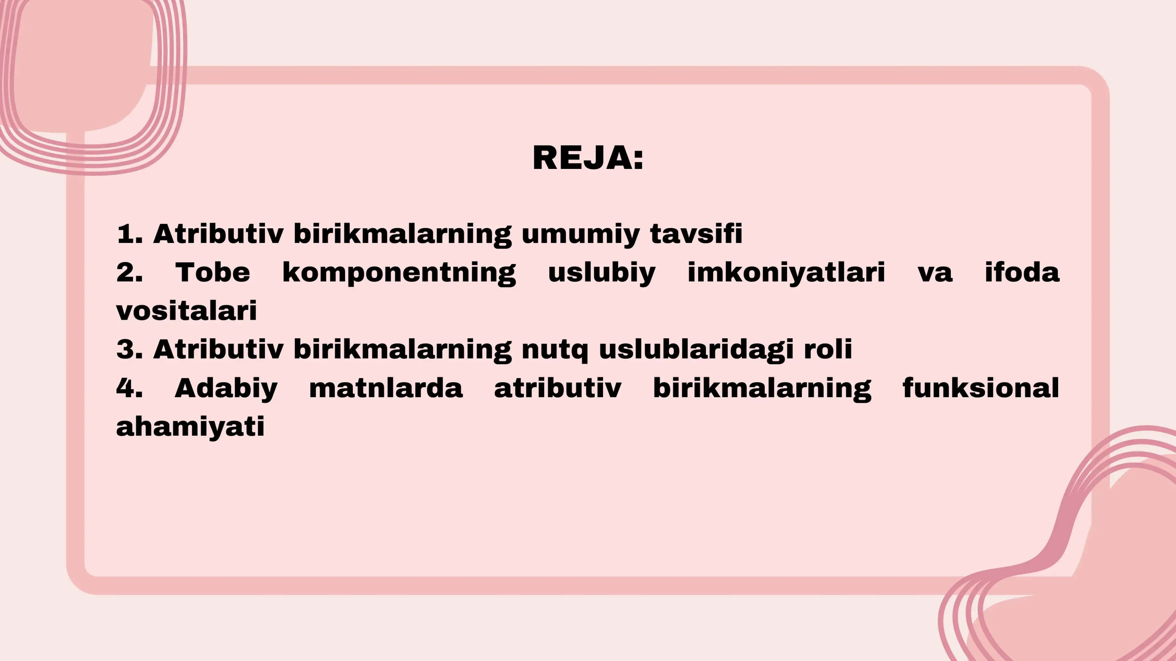 ATRIBUTIV BIRIKMA TOBE KOMPONENTINING USLUBIY IMKONIYATI 2