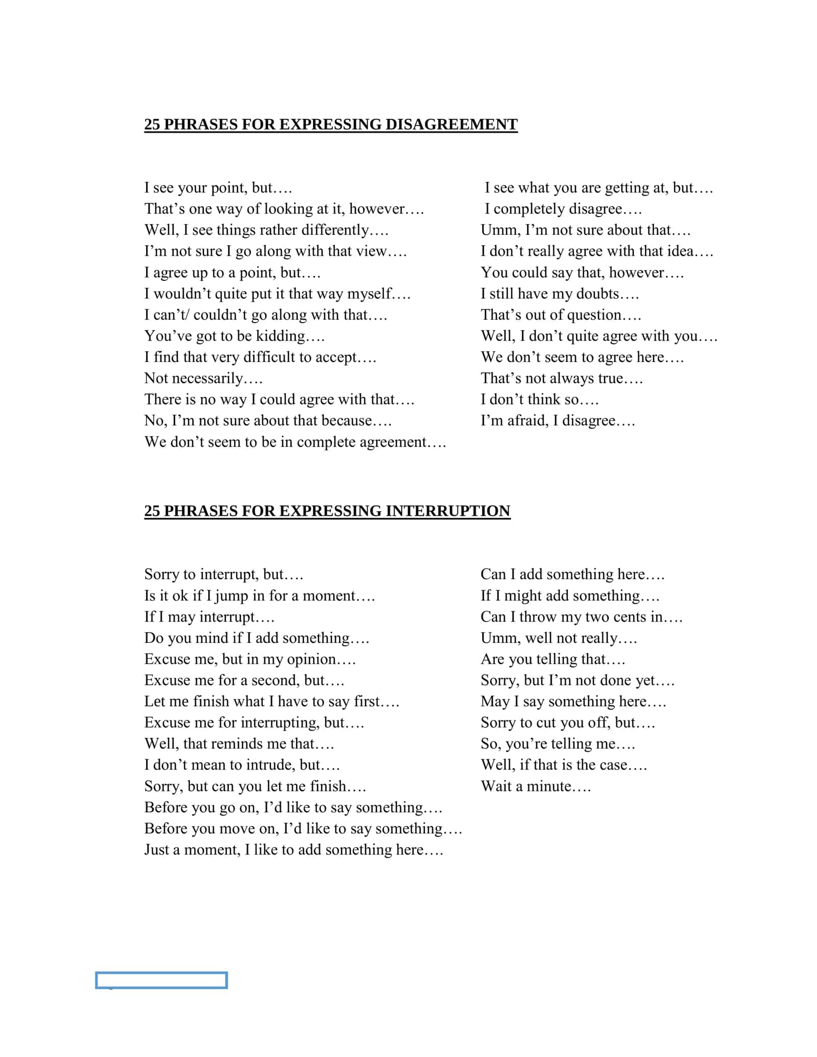 100 PHRASES in English 2