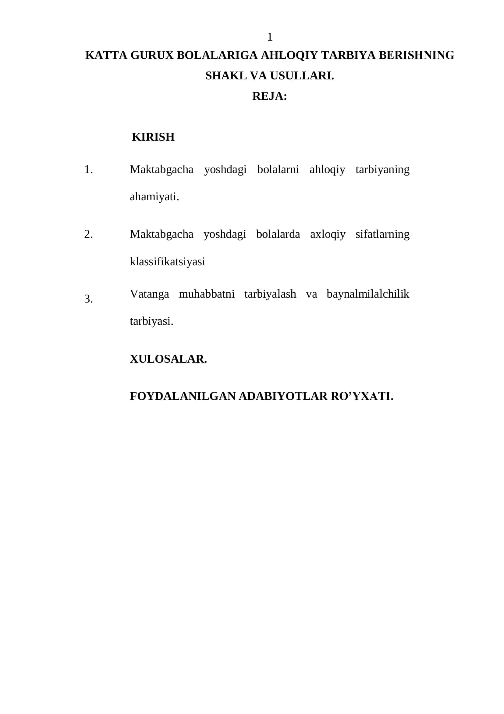 Katta Gurux Bolalariga Ahloqiy Tarbiya Berishning Shakl va Usullari 2