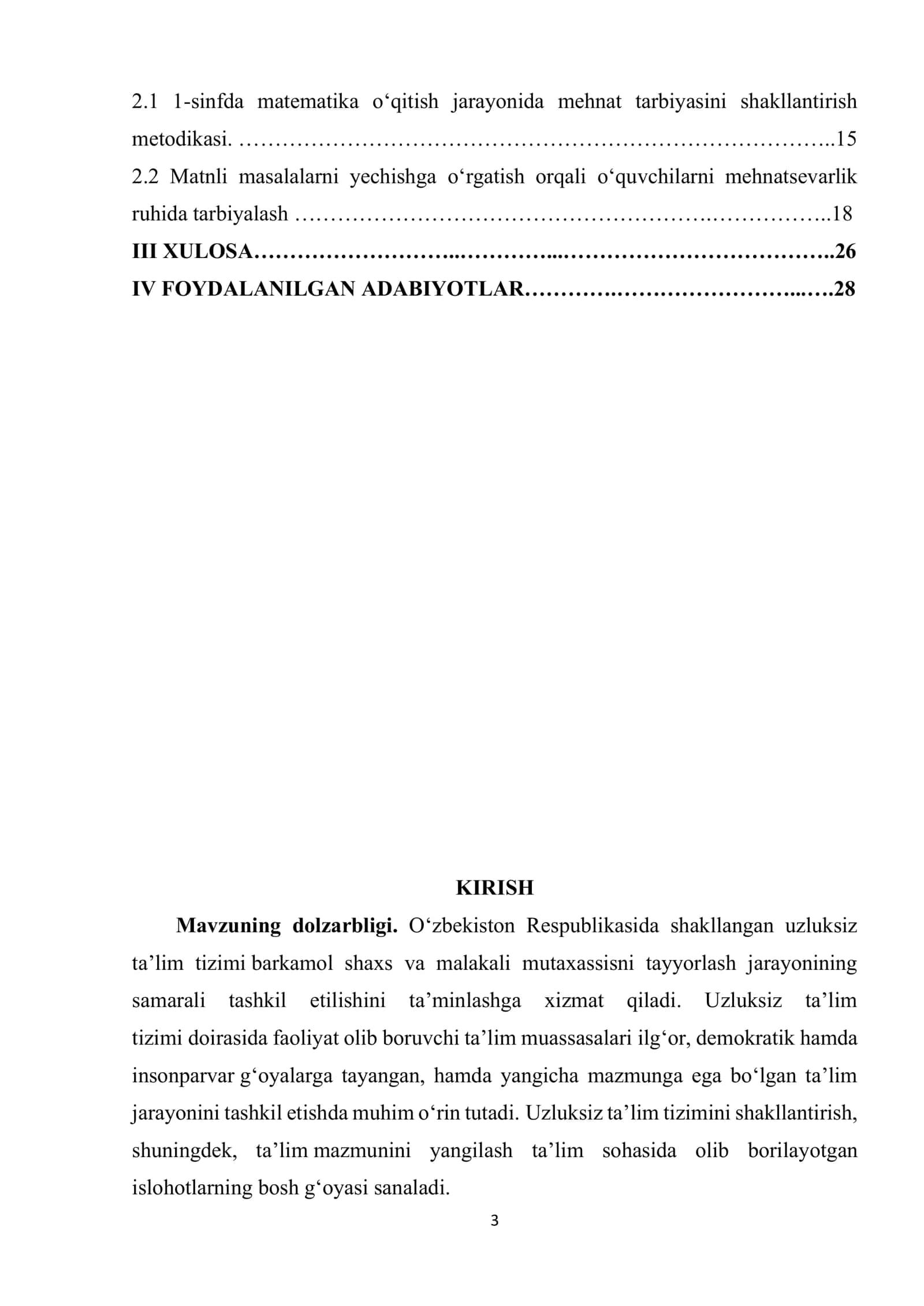 Boshlang‘ich sinf matematika darslarida arifmetik amallarni o‘rgatish 2