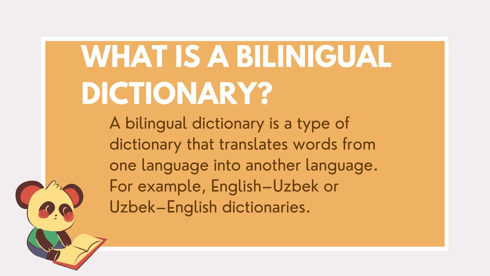 BILINGUAL DICTIONARY 2