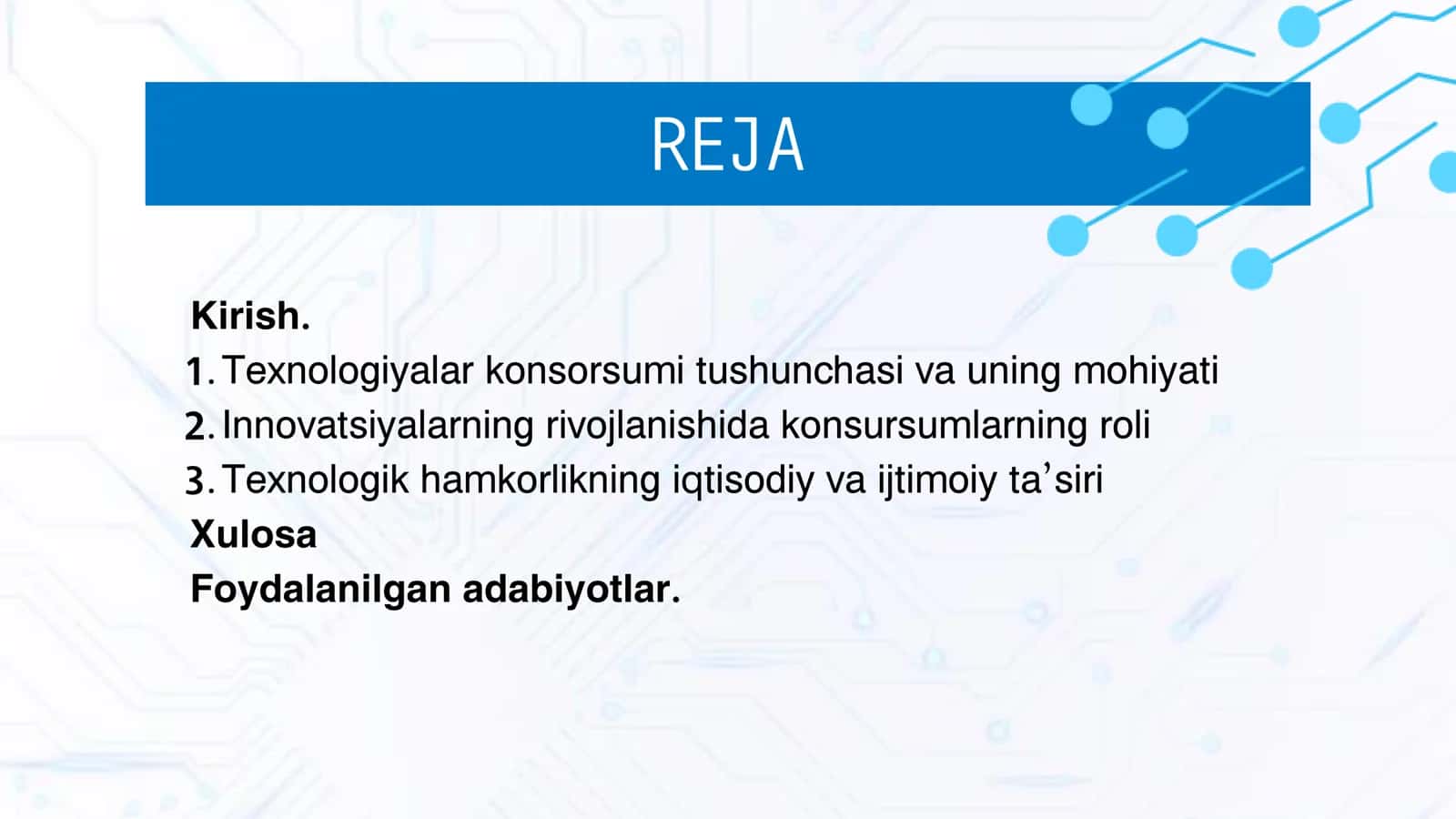 Texnologiyalar konsorsumning innovatsiyalarga ta’siri 2