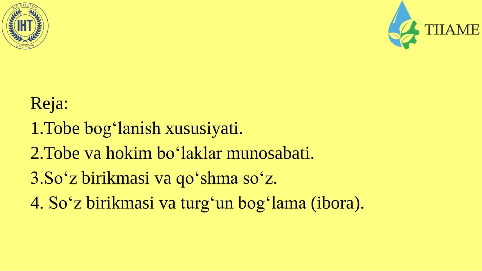 So‘z birikmasi va tobe bog‘lanish 2