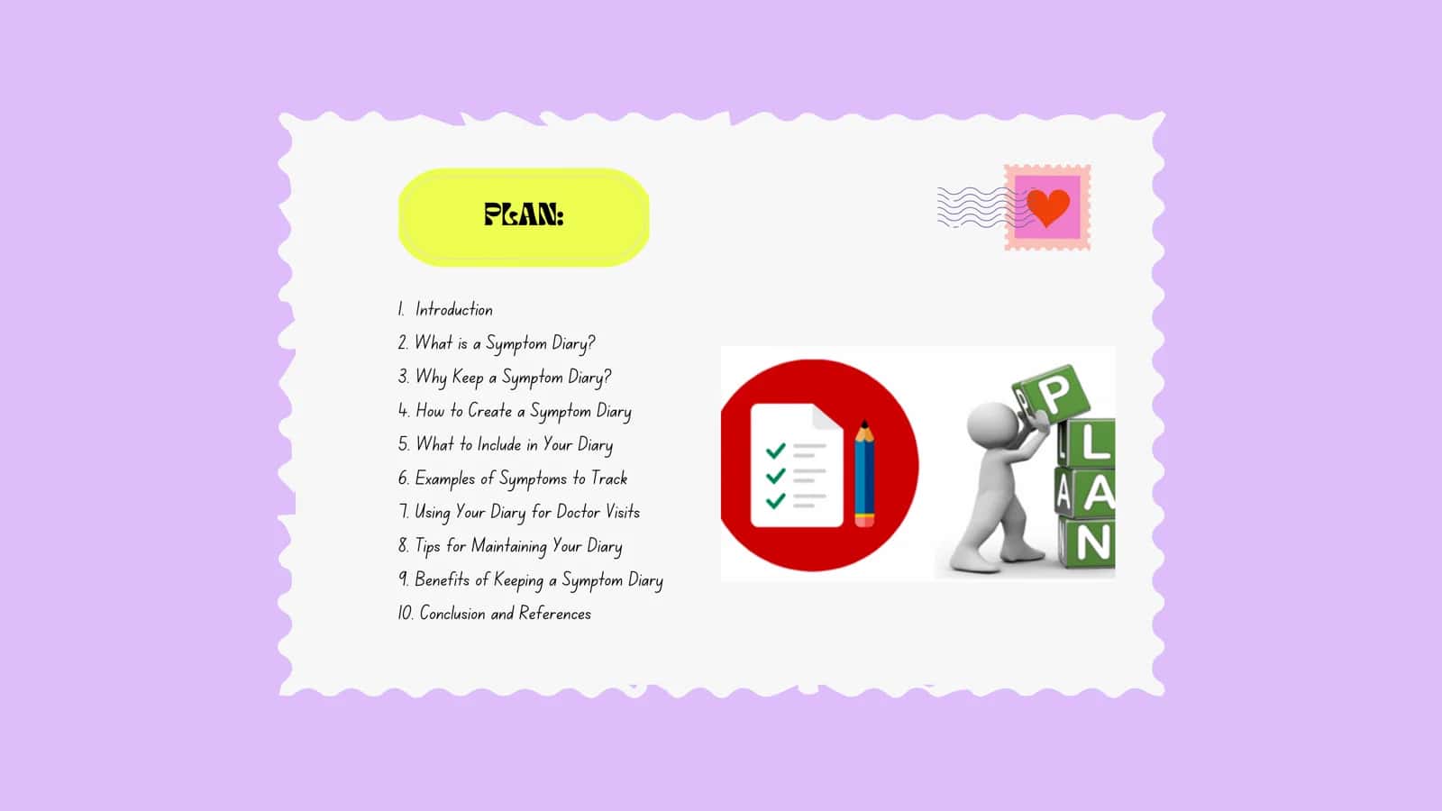 Symptom Diary Creation 2