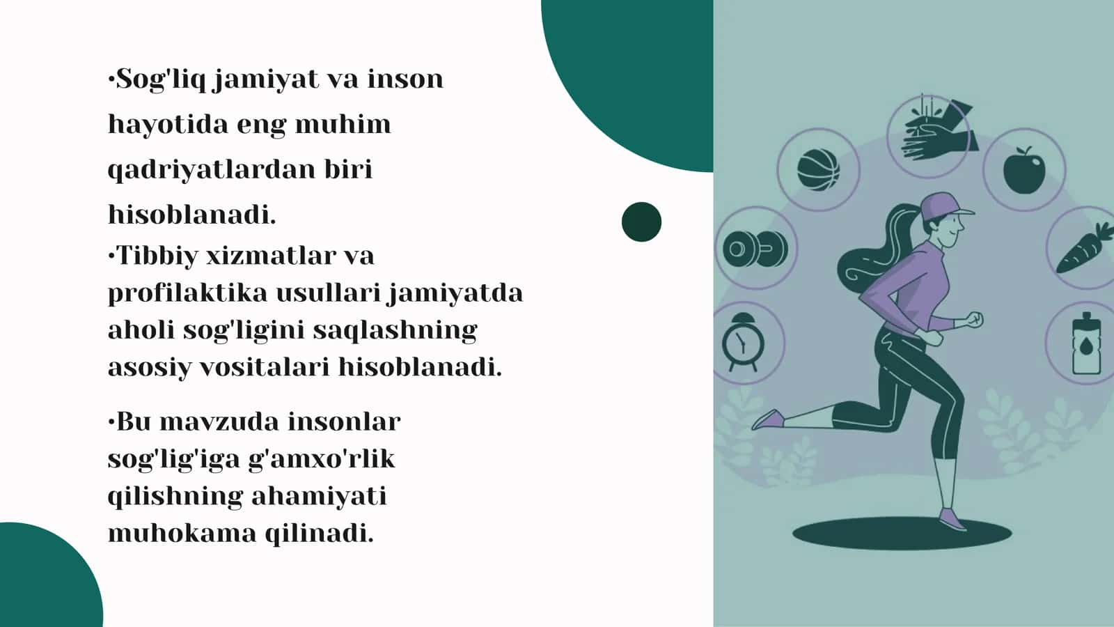 Sogʻlik - oliy qadriyat 2