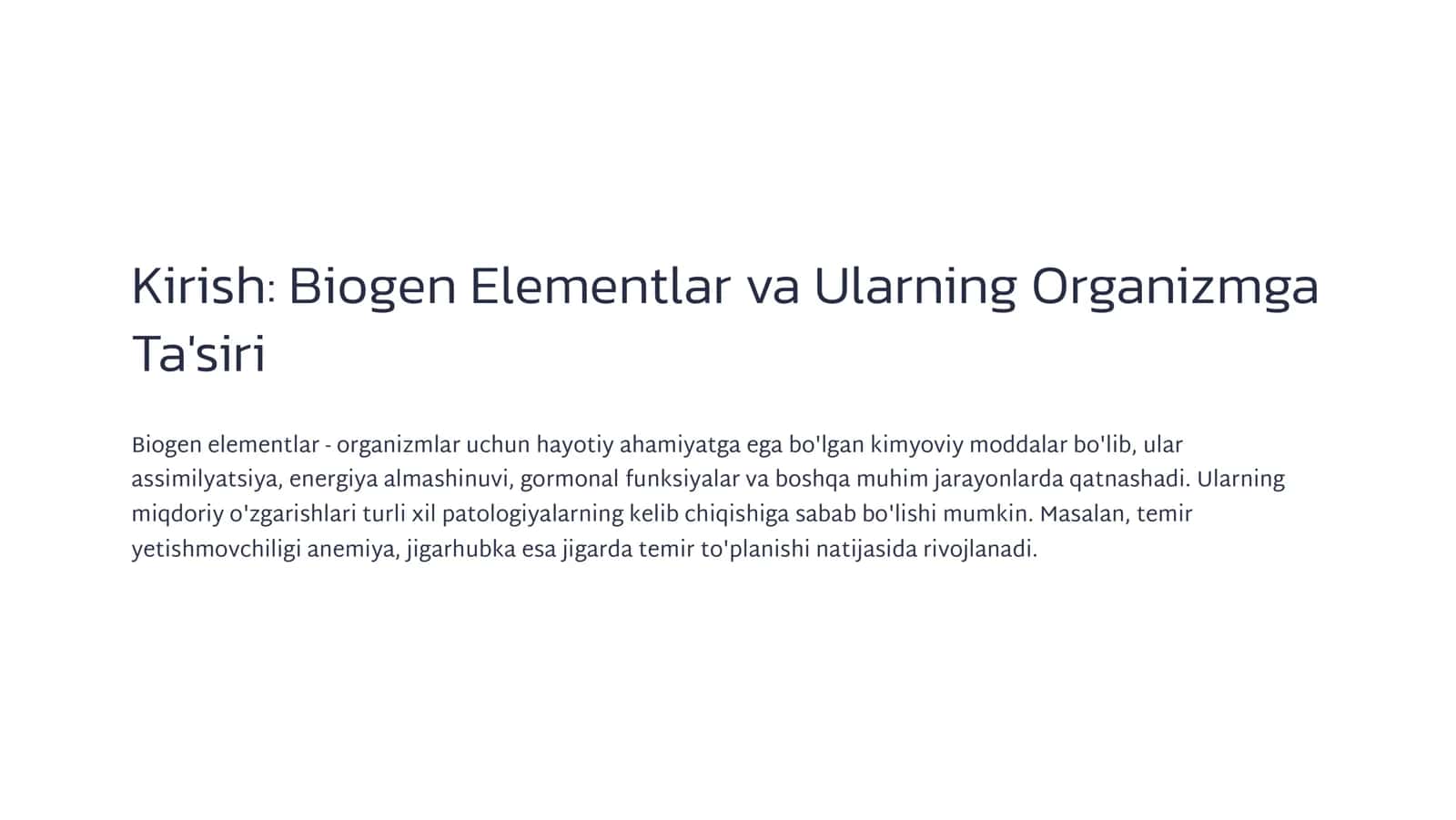 Biogen Elementlar Konsentratsiyasi O'zgarishi Bilan Bog'liq Endemik va Kasb Kasalliklari 2