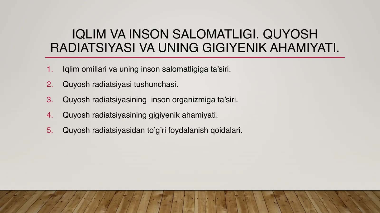 Iqlim va inson salomatligi 2