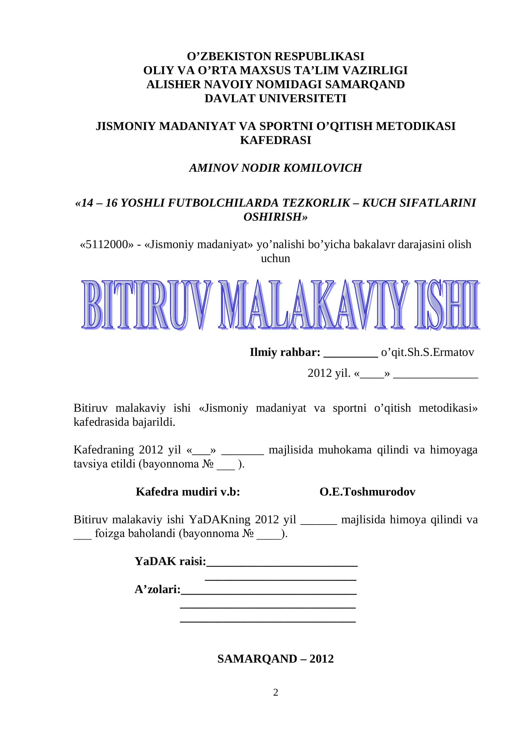 JISMONIY MADANIYAT FAKULTETI 2