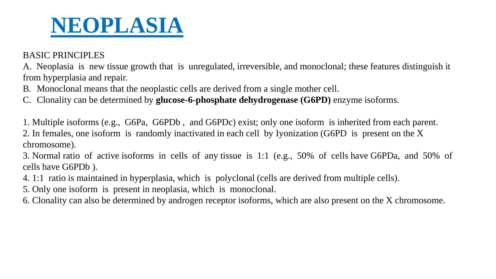 Neoplasia Basics 2