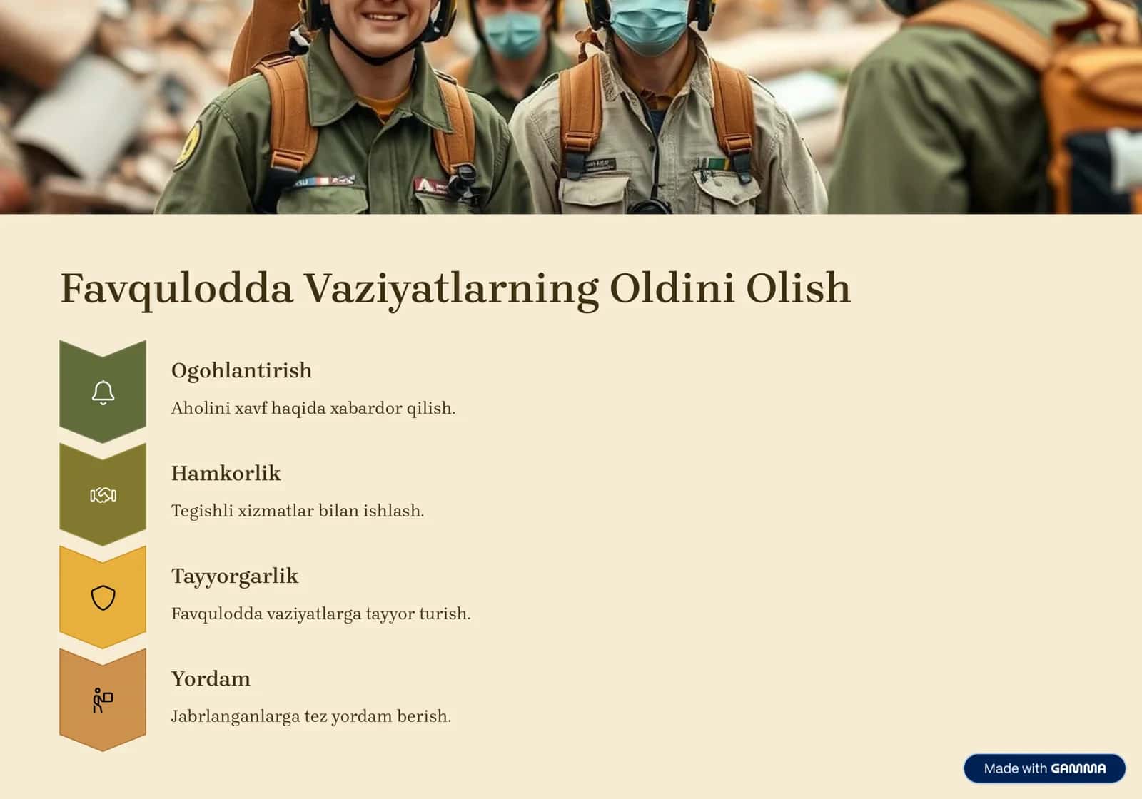 Aholining Xavfsizligini Saqlash 2