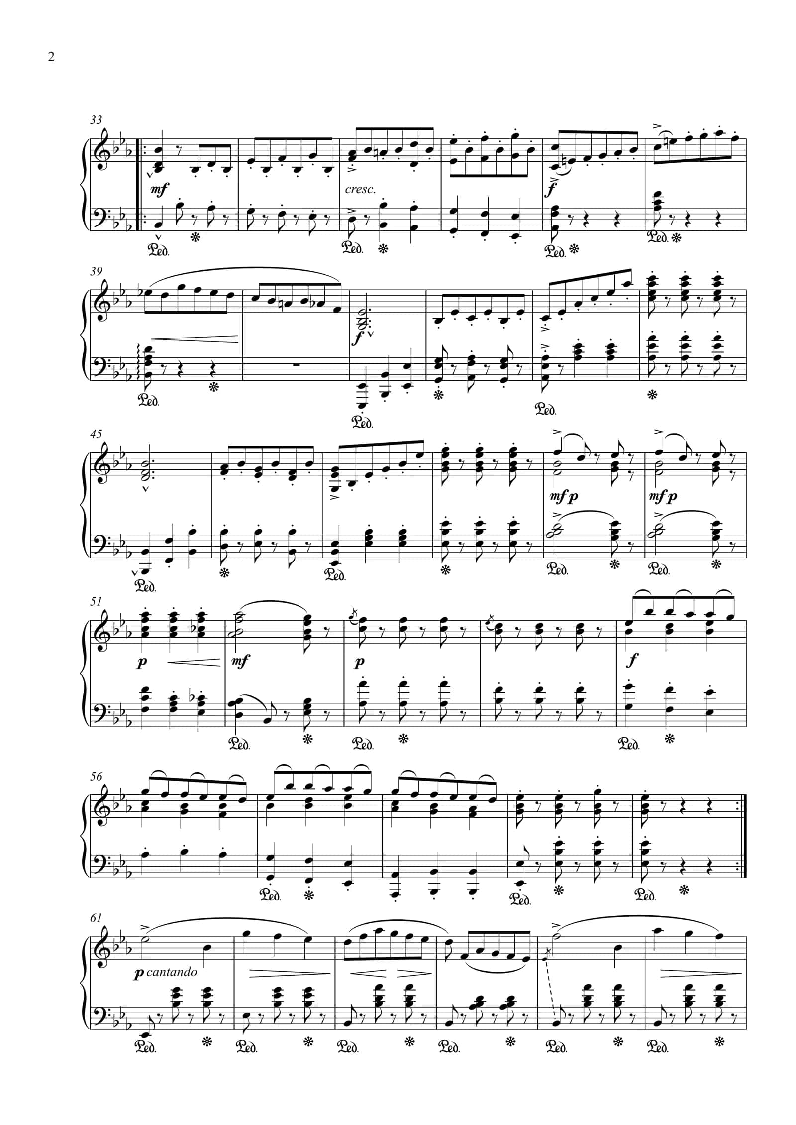Allegretto [Доволно скоро] 2