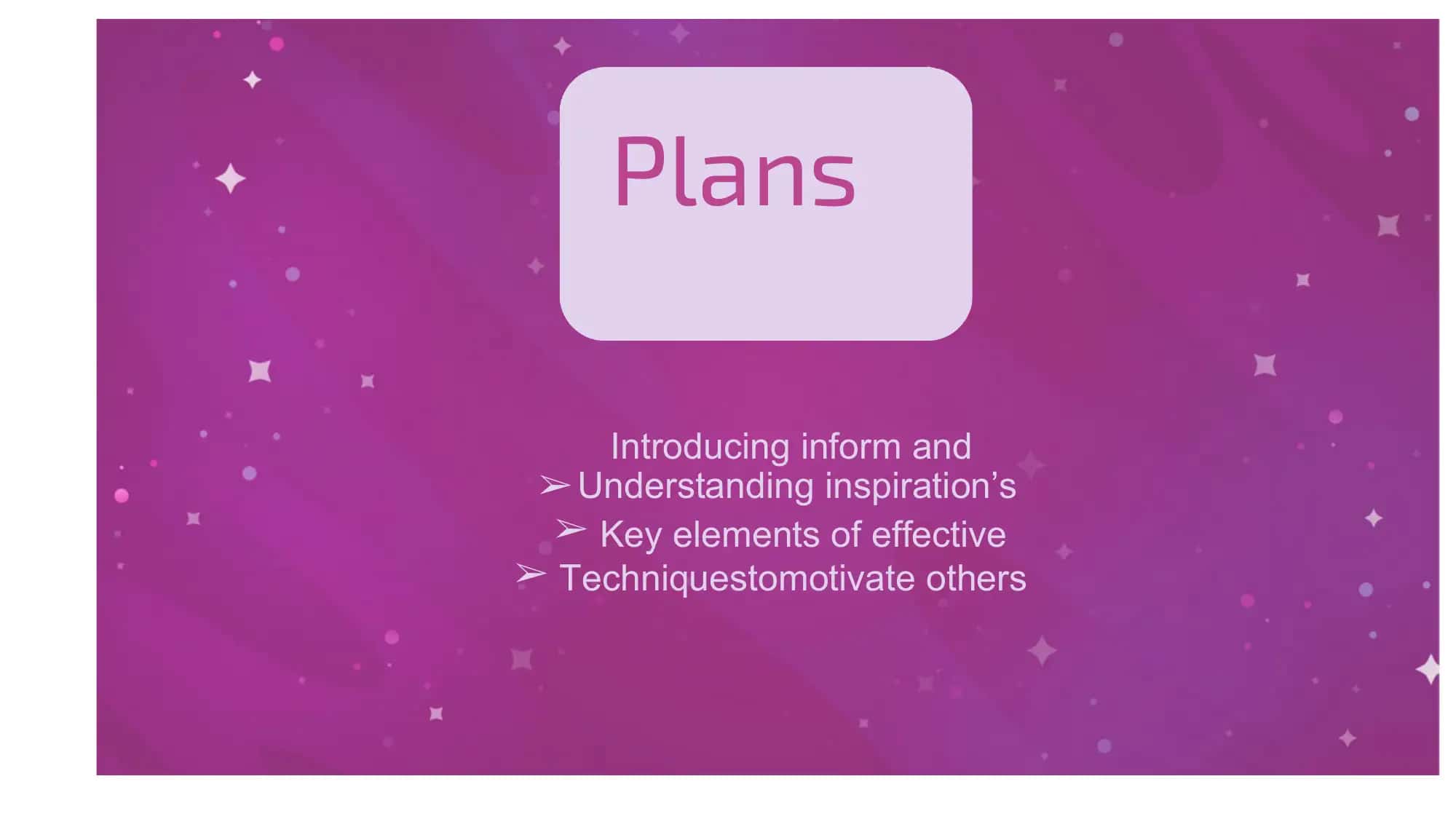 Inform & Inspire 2