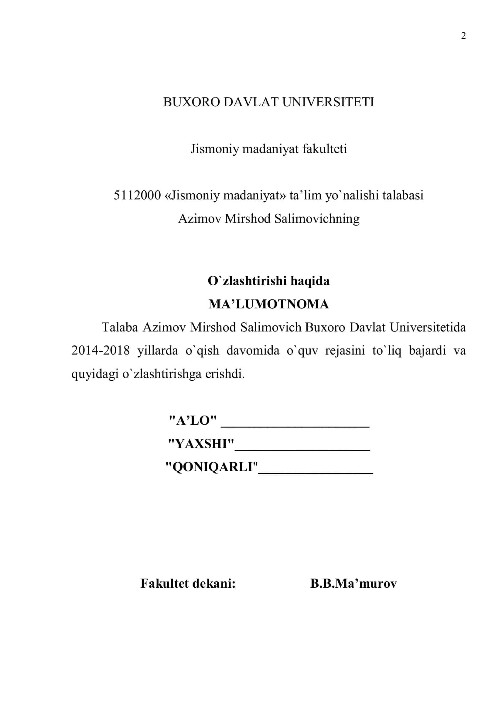 O’RTA MASOFAGA YUGURUVCHI 15-16 YOSHLI SPORTCHILARNING MASHG’ULOT JARAYONIDA TEZKOR- KUCH SIFATLARINI SAMARALI RIVOJLANTIRISH 2