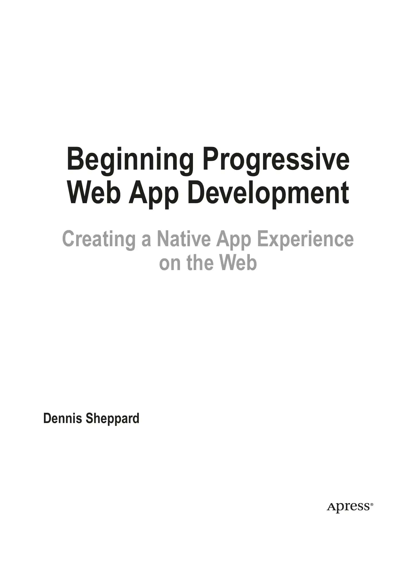 Beginning Progressive Web App Development 2