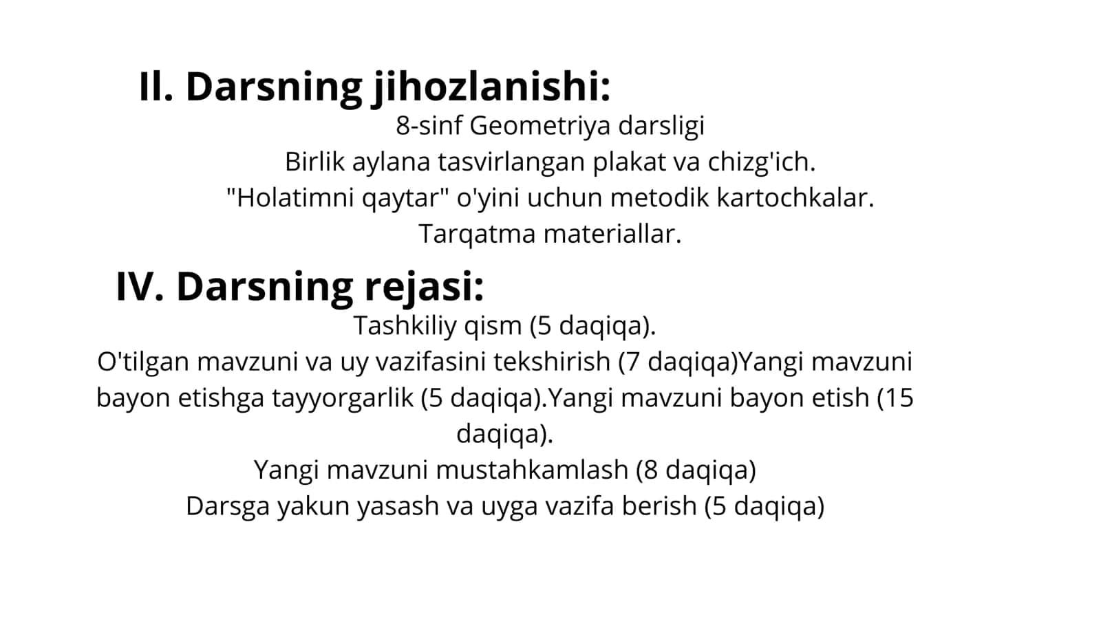 Asosiy trigonometrik ayniyatlar 2