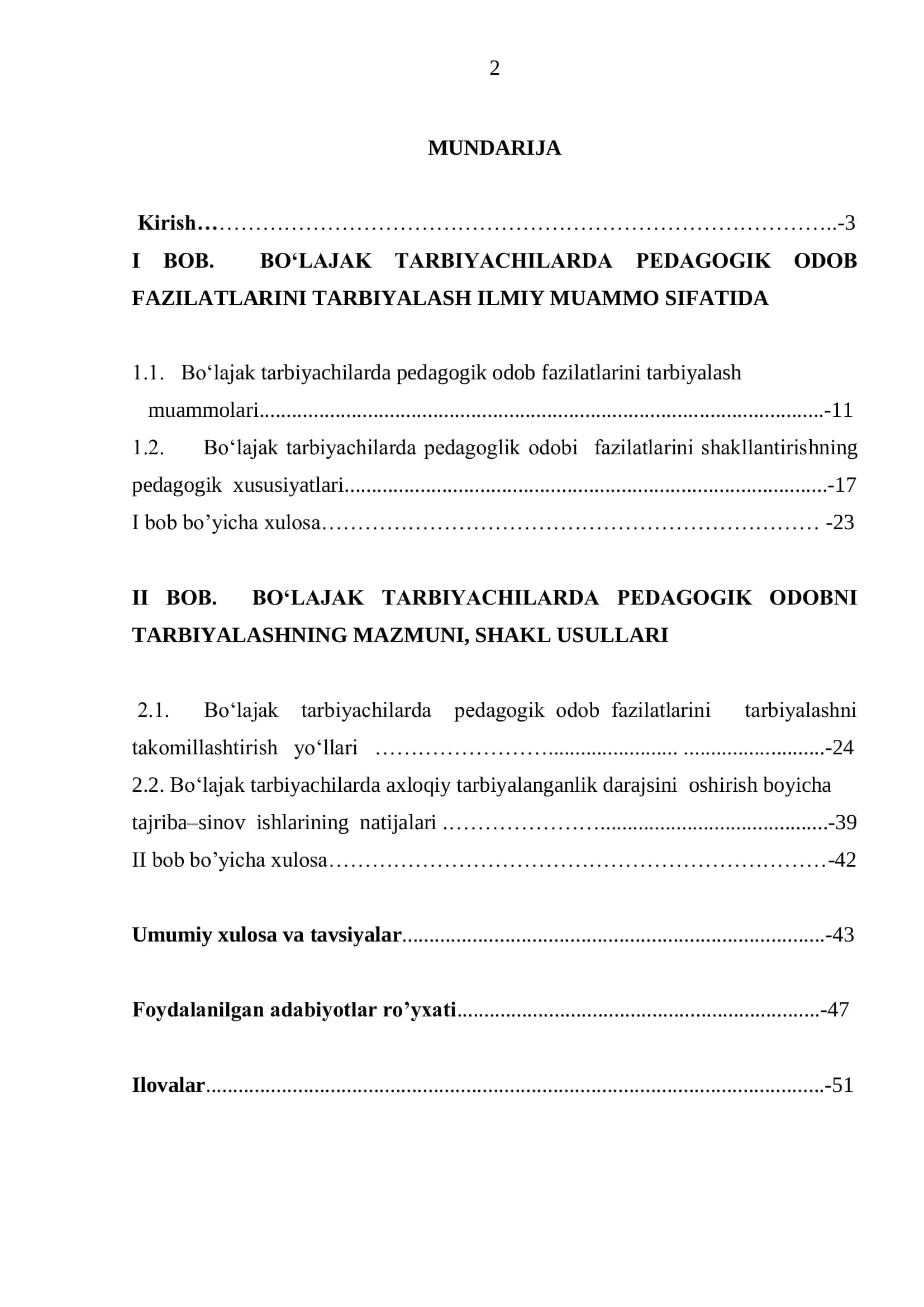 MAKTABGACHA TA’LIM YO‘NALISHI BITIRUVCHISI 2