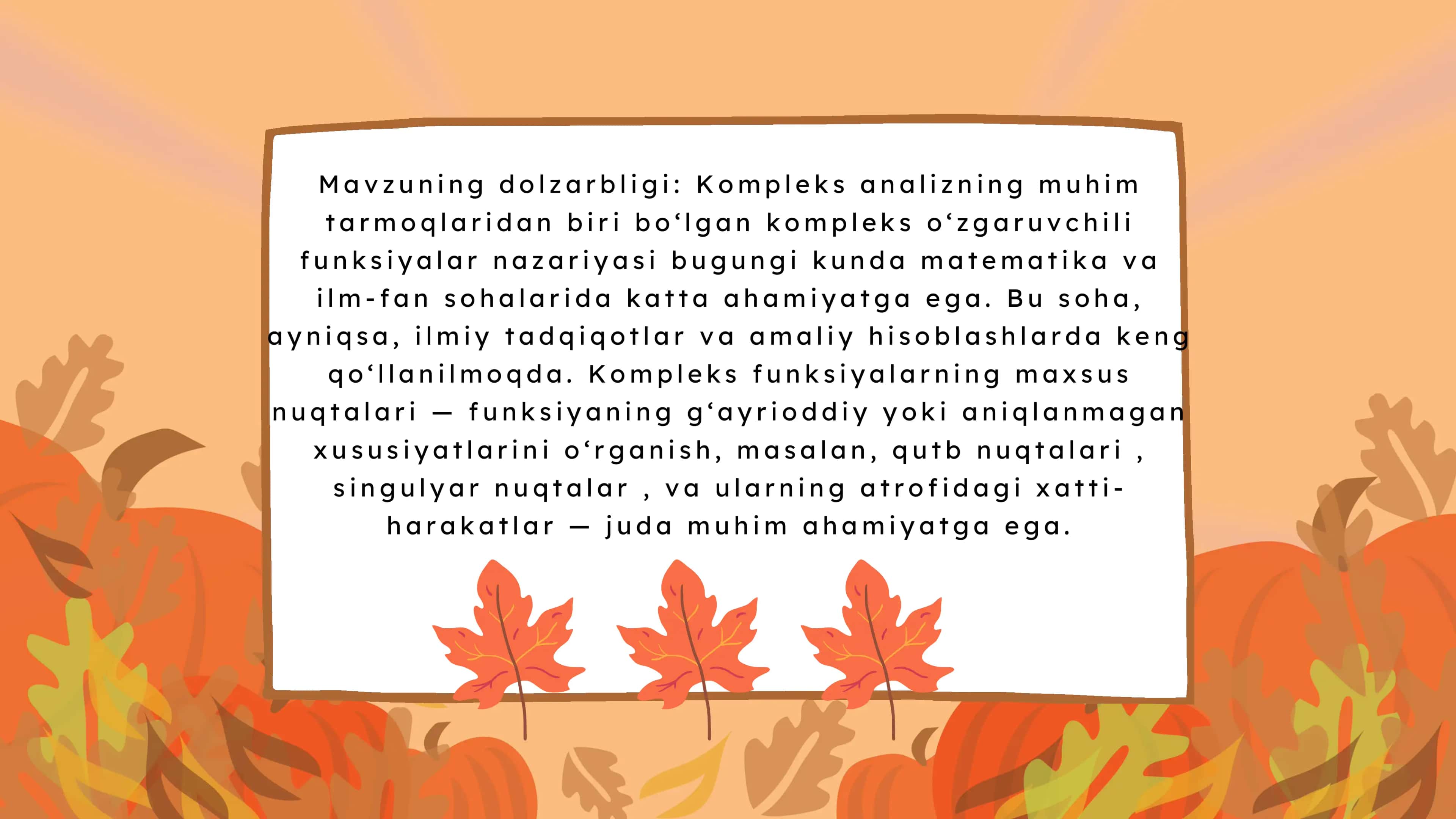 Kompleks funksiyalarni differensiallash nazariyasi 2
