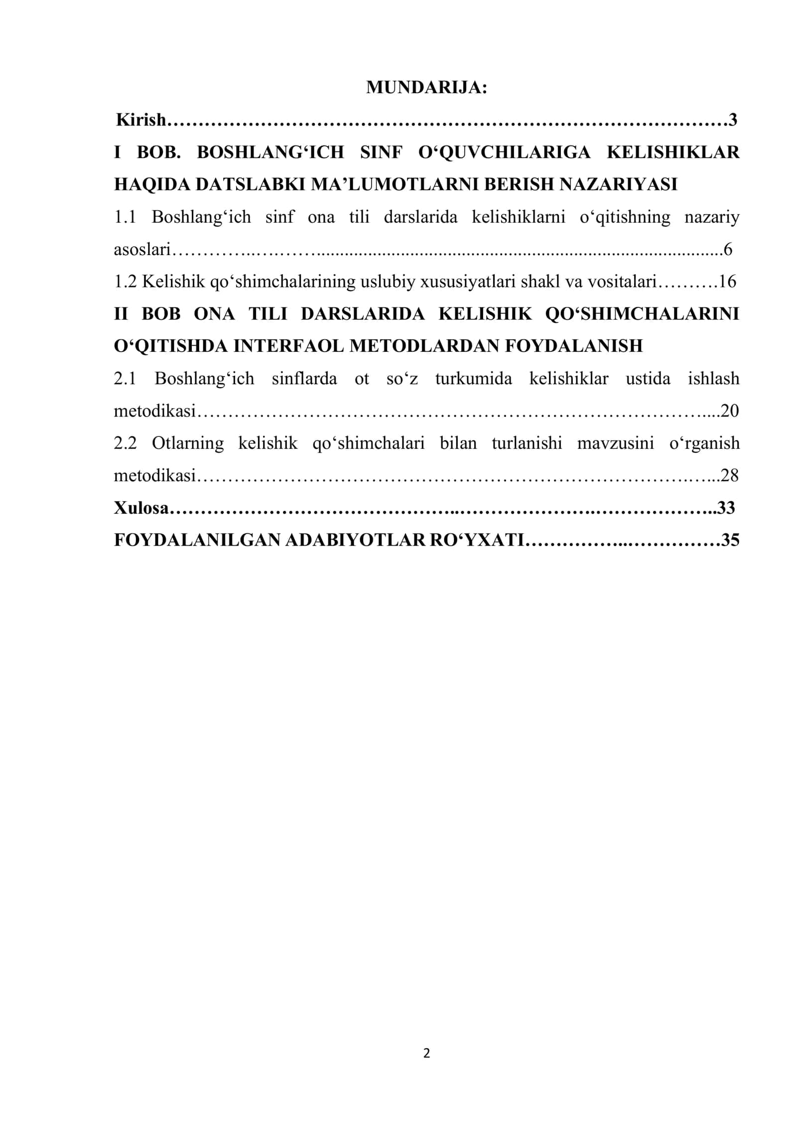 Boshlang‘ich sinfda kelishiklar ustida ishlash metodlar 2