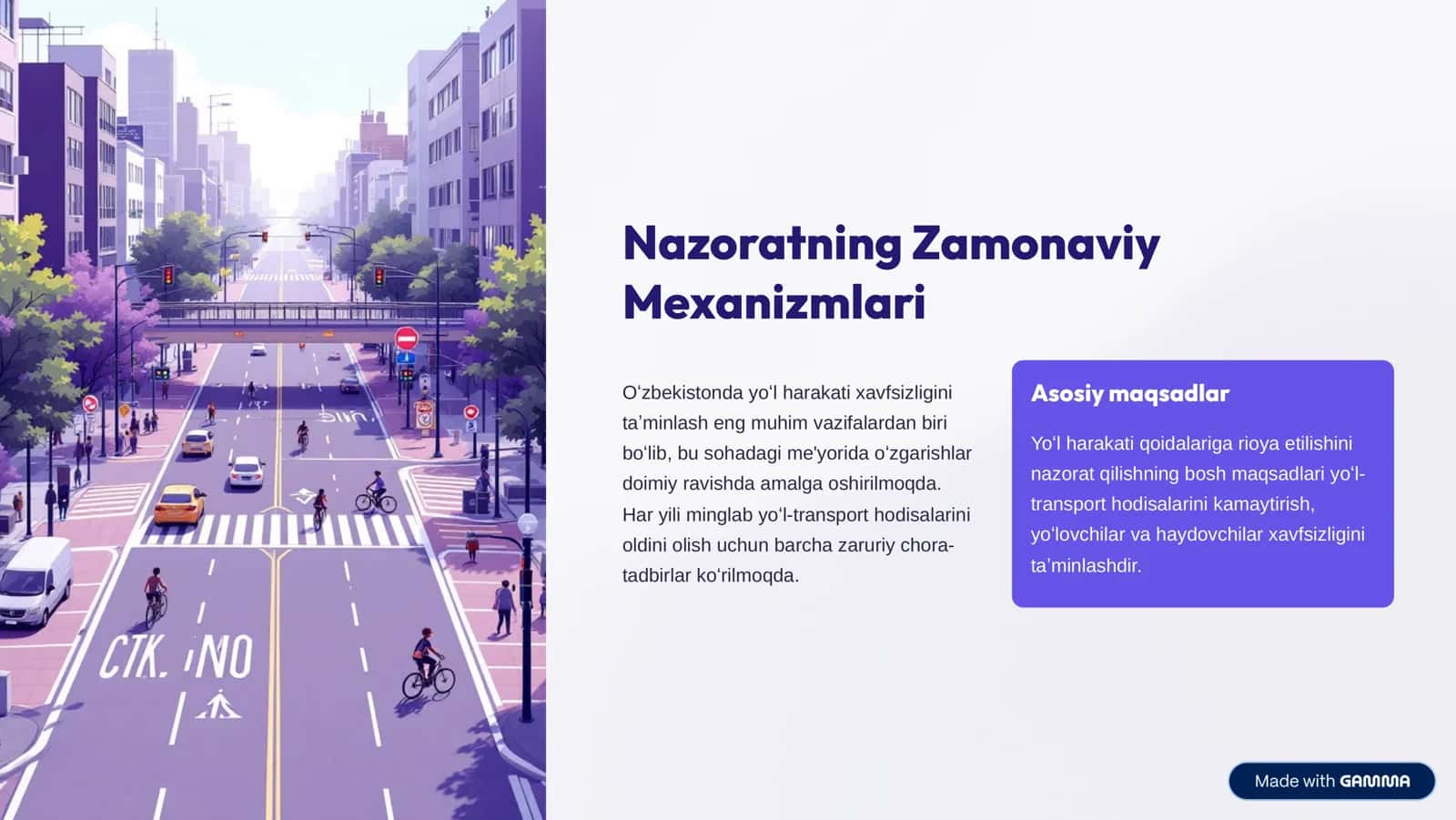 Yo»l Harakati Qoidalariga Ri>yat Etilishini Nazorat Qilish Shakllari 2
