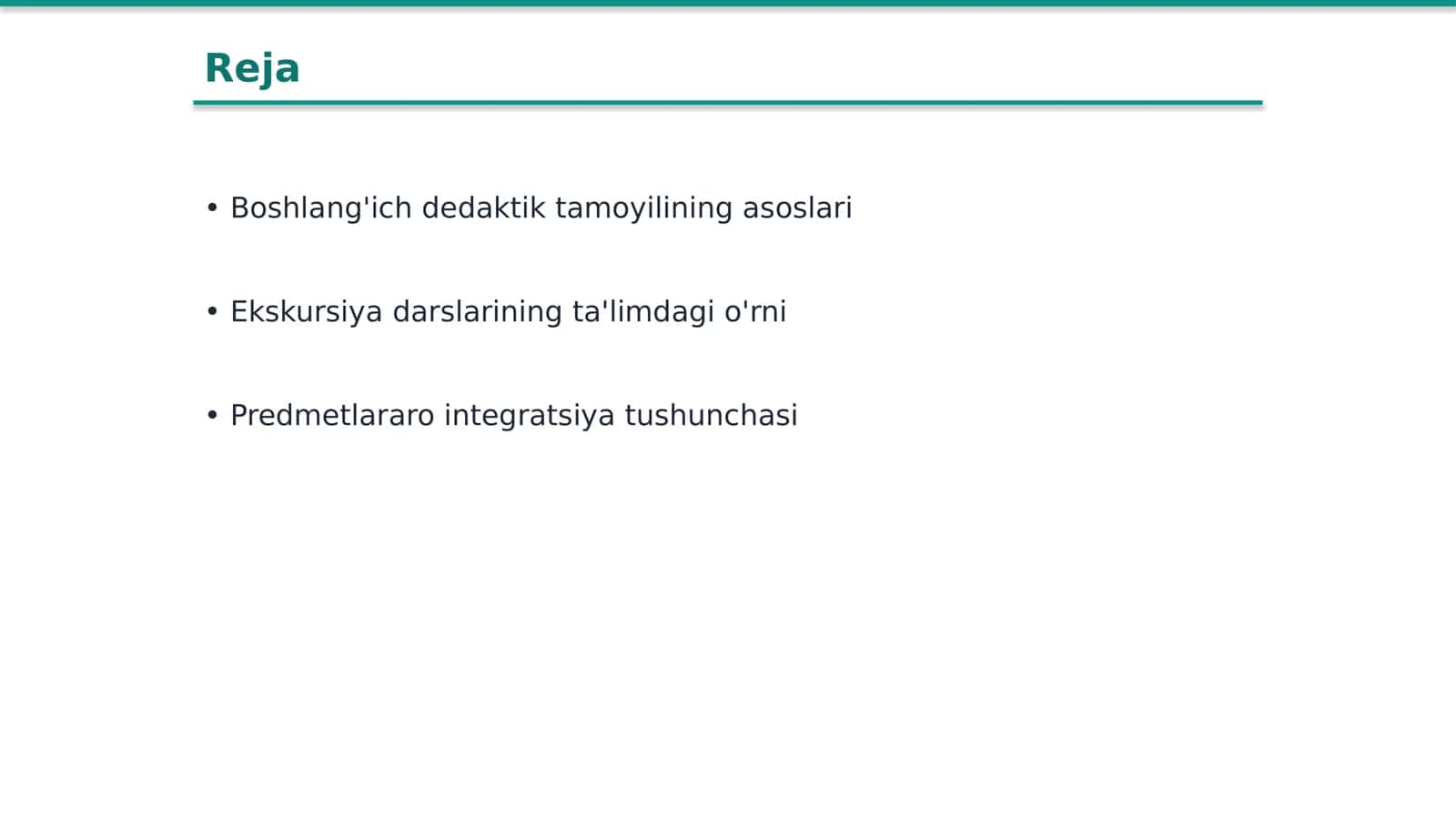 Ekskursiya darsi davomida predmetlarora boshlangʻich dedaktik tamoyilining amalga oshirish yullari 2