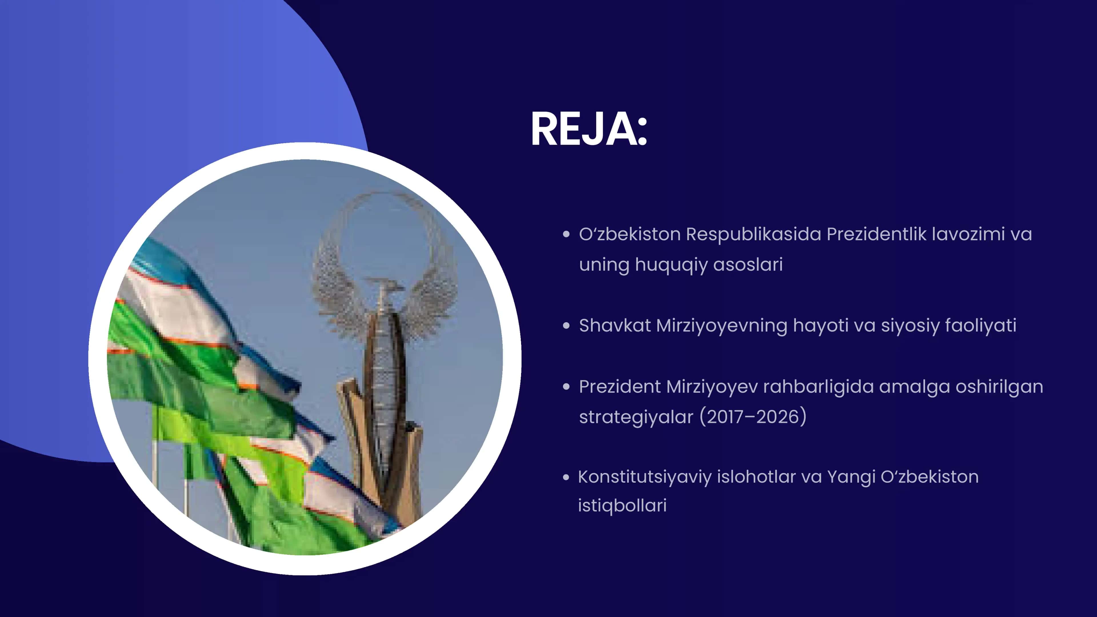 Oʻzbekiston Respublikasida Prezidentlik lavozimi va uning huquqiy asoslari 2