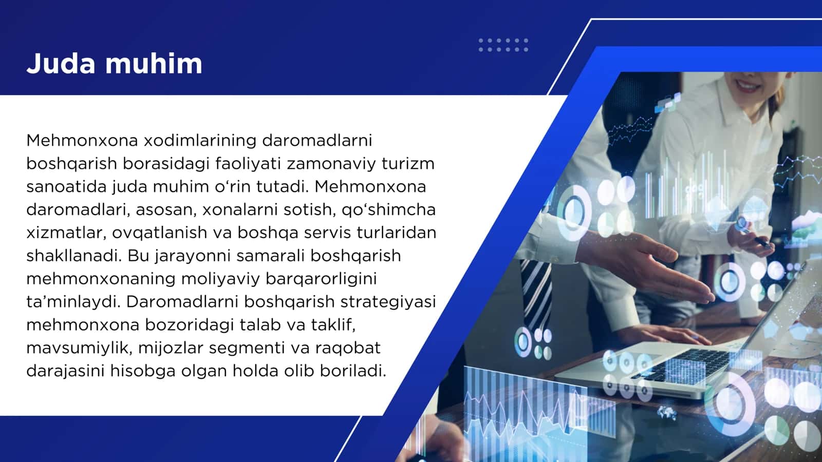 Mehmonxona xodimlarining daromadiarni Rahmonov Abduhakim BOSHQARISH BORASIDAGI FAOLIYATI 2