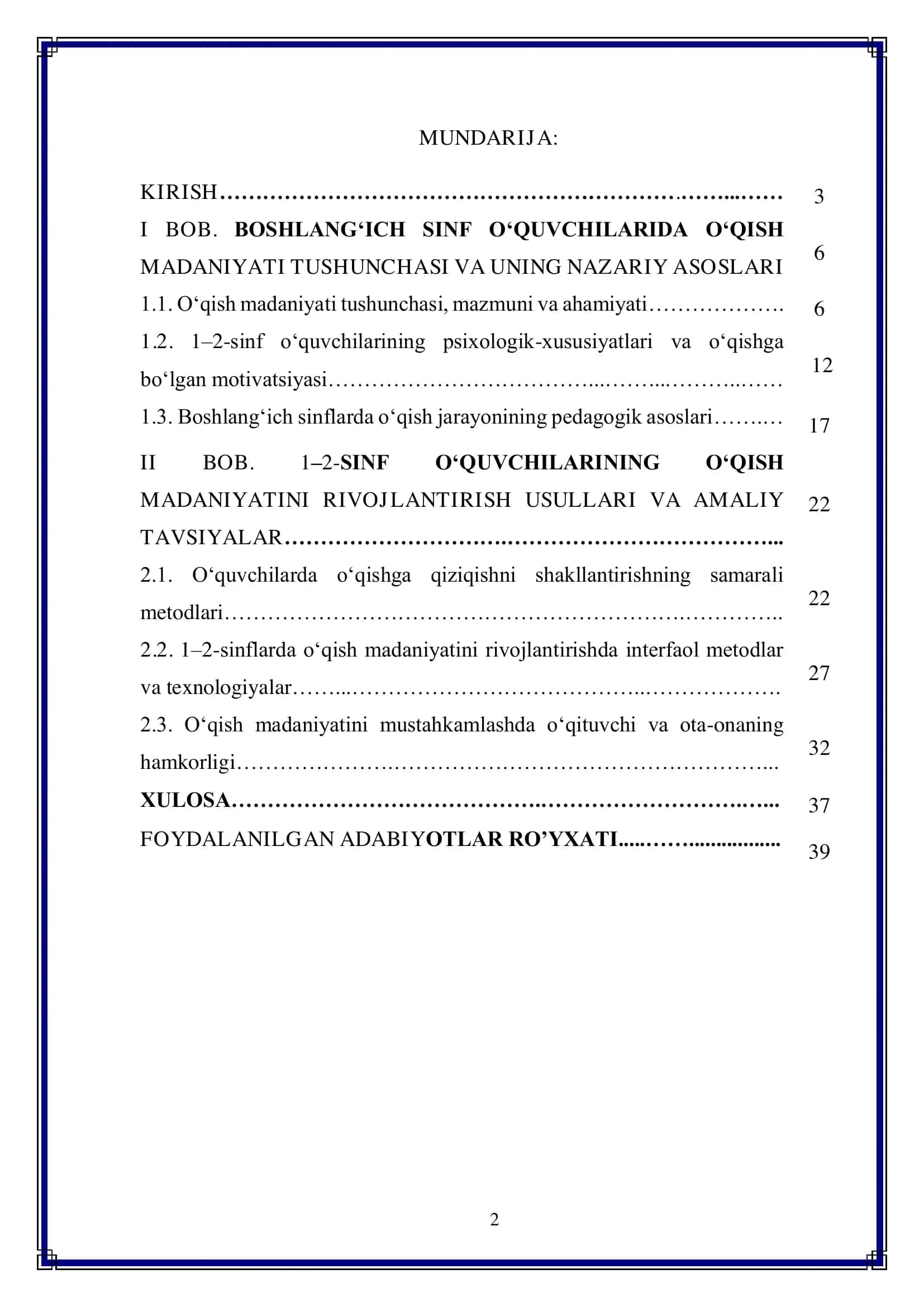 1-2-sinf o‘quvchilarining o‘qish madaniyatini rivojlantirish usullari 2