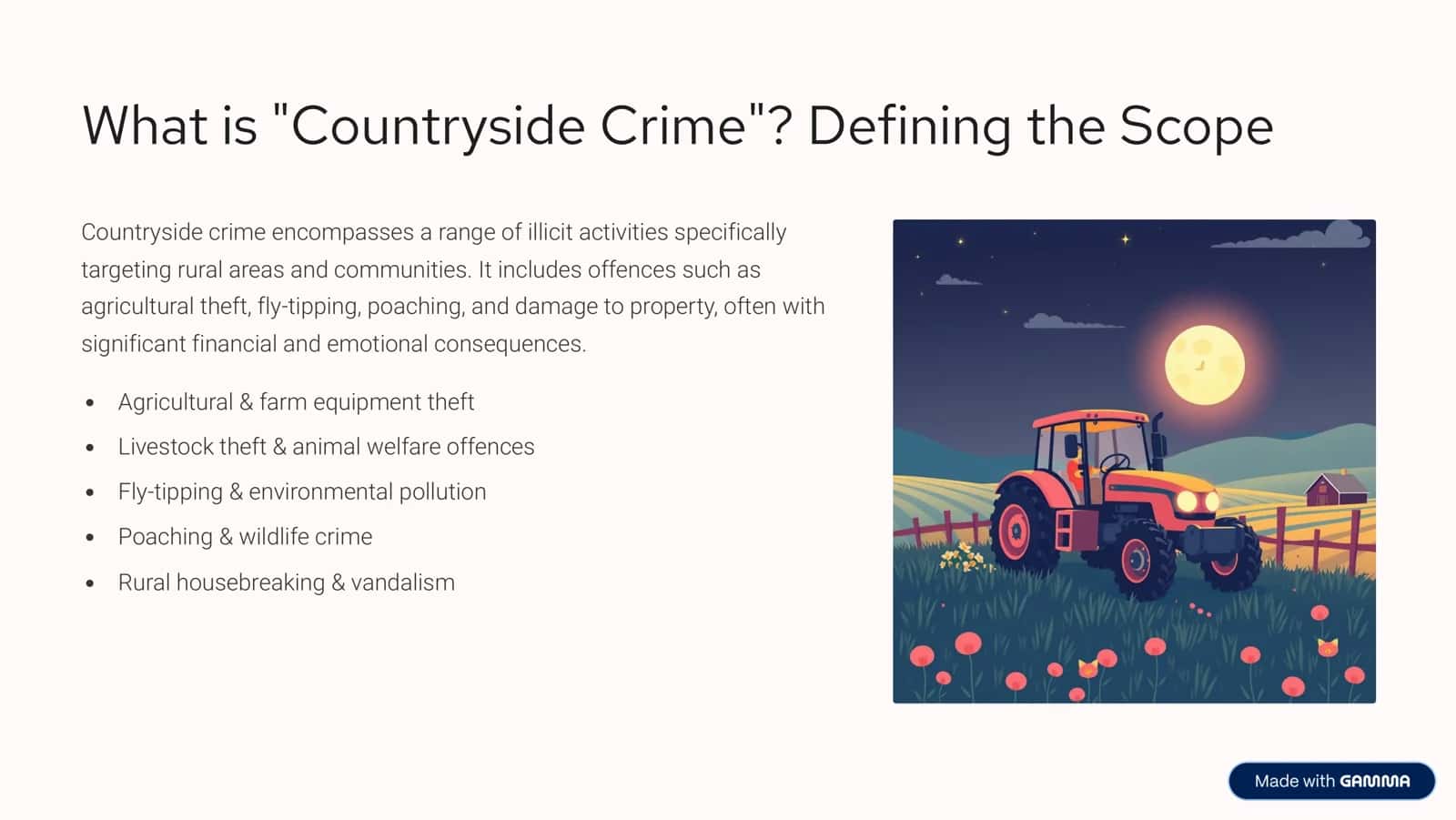 Countryside Crime: A Growing Concern 2