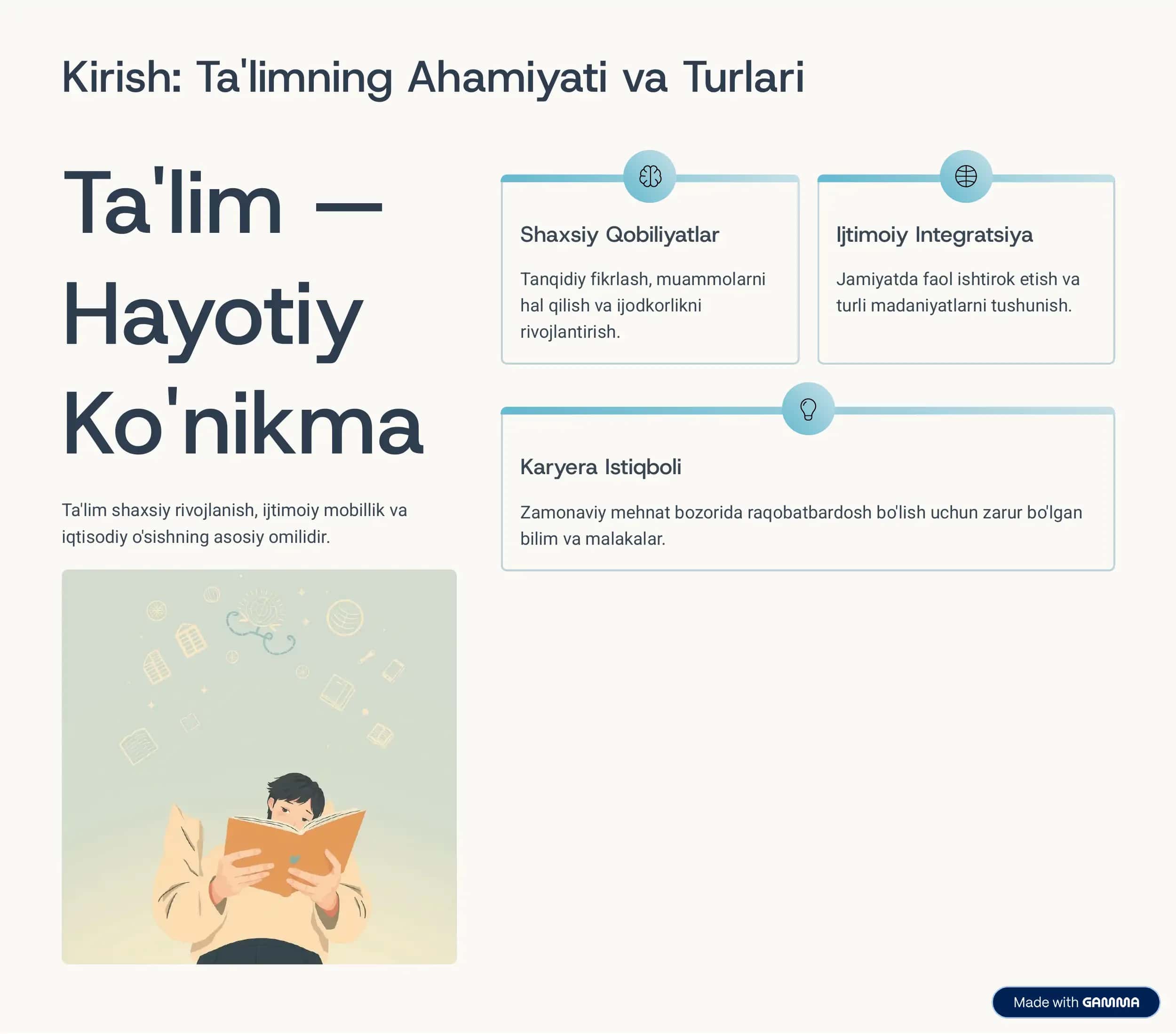 Ta'lim Tashkil Etish Turlari va Shakllari 2