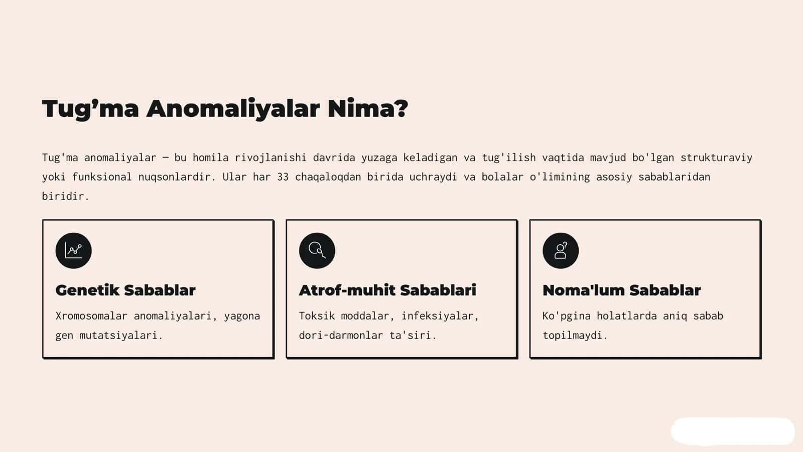 Chala Tug'ilganlardagi Buzilishlar 2