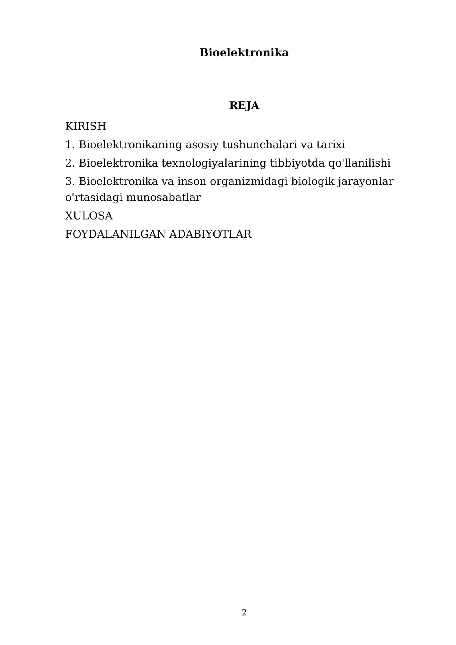 Bioelektronika 2