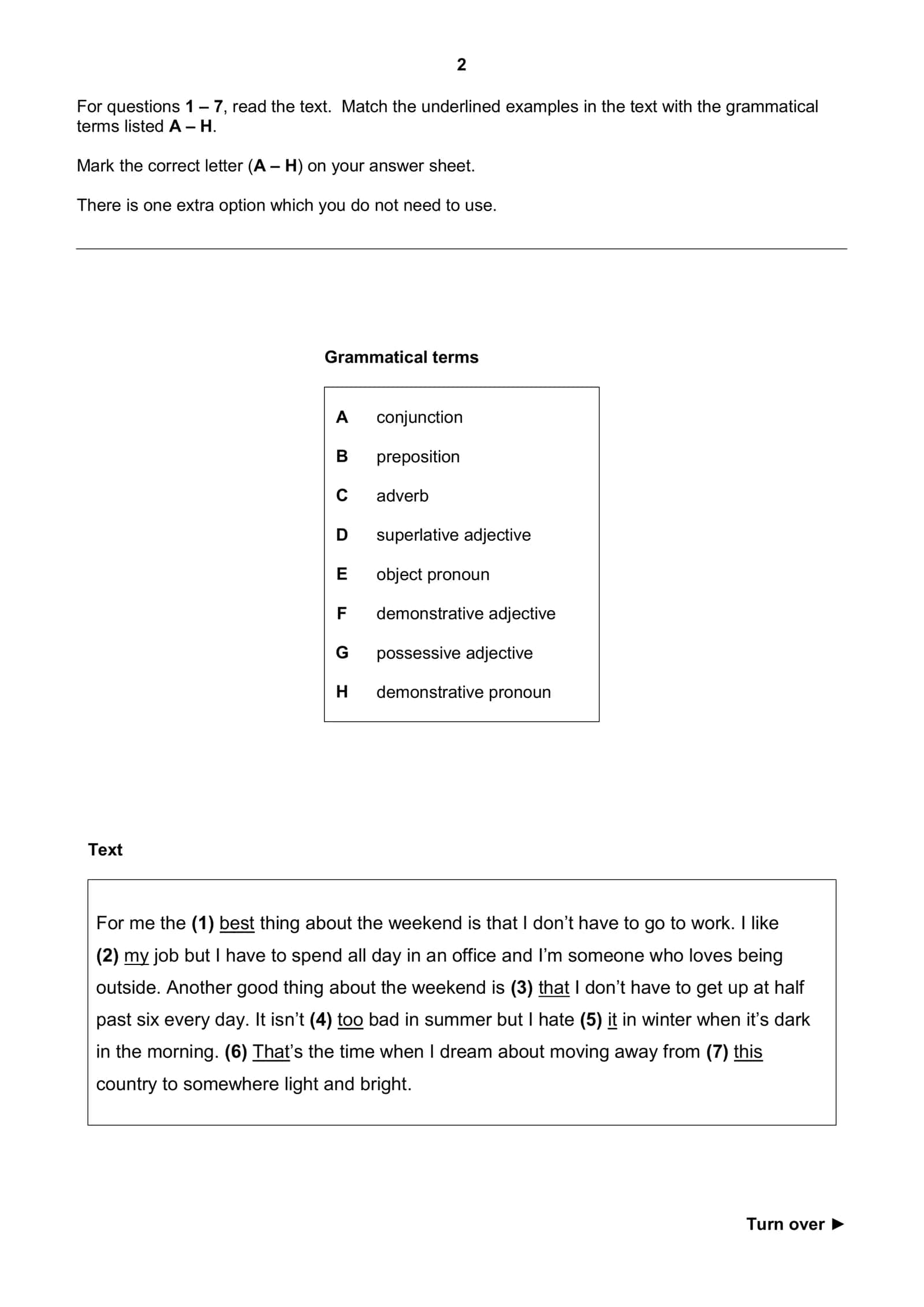 TEACHING KNOWLEDGE TEST MODULE 1 2
