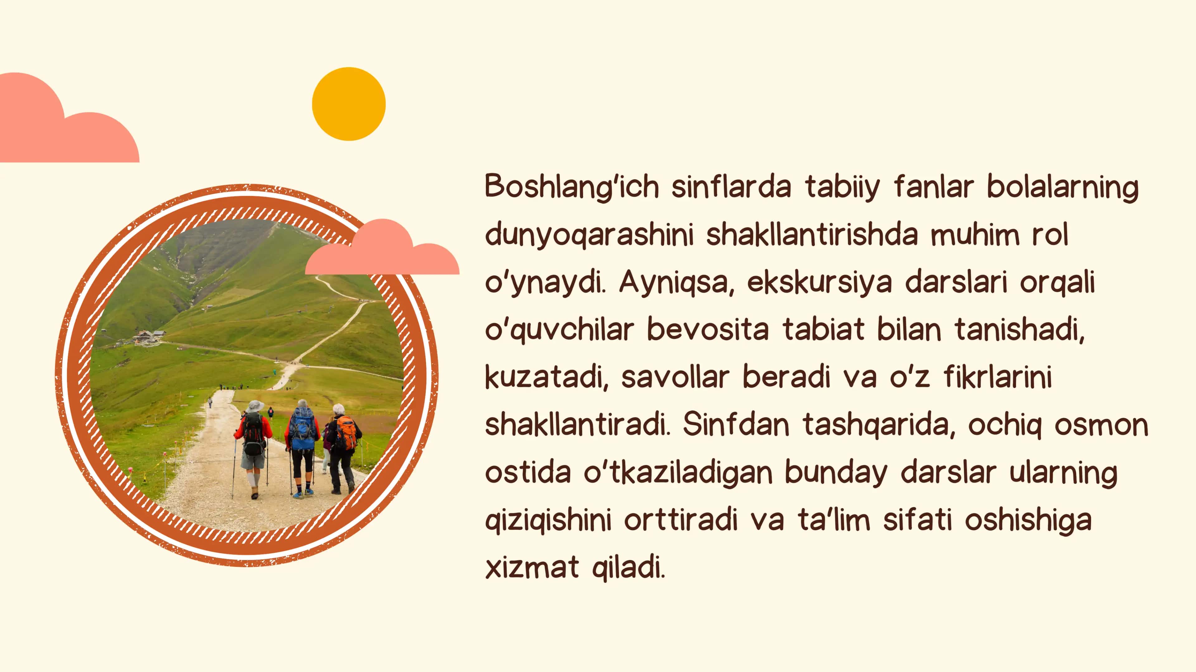 Boshlang‘ich ta’limda tabiiy fanlarida ekskursiya darslari 2