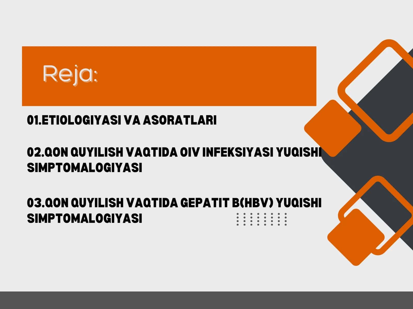 Qon quyish davrida infeksion asoratlar 2