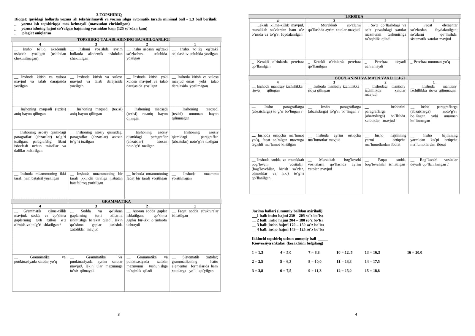 cefr Writing 2