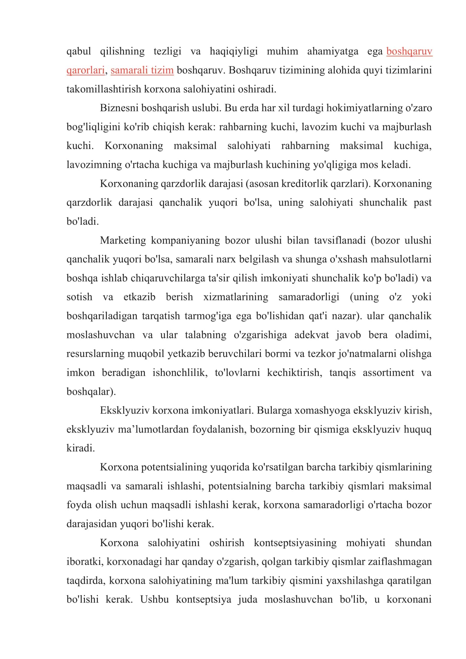 Korxonani investitsion strategiyalari 2