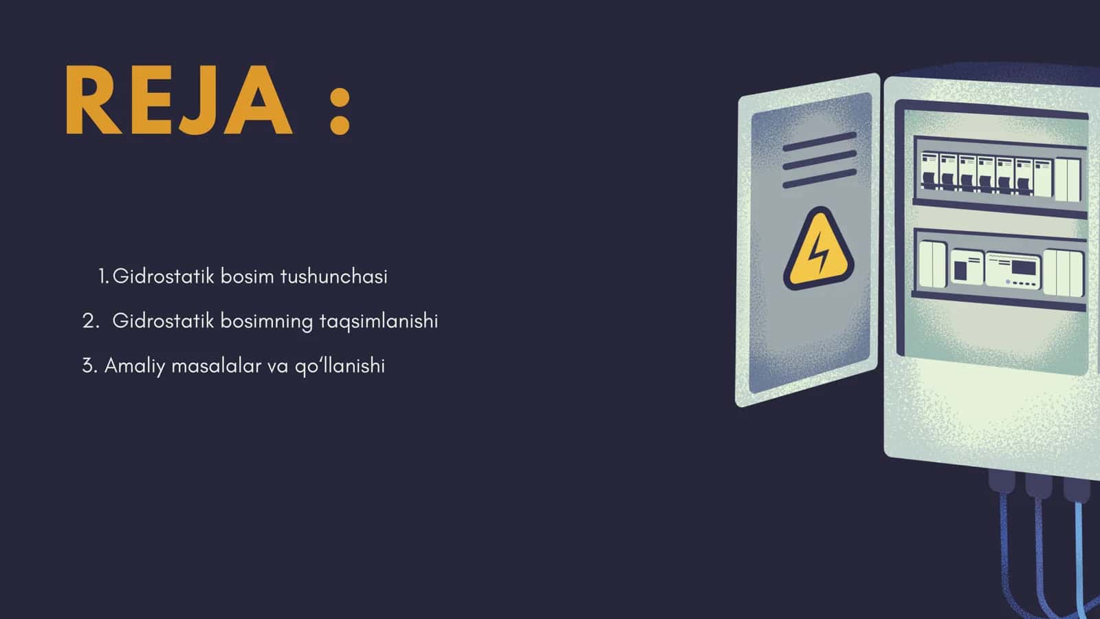 GIDROSTATIK BOSIM VA UNING TAQSIMLANISHI 2