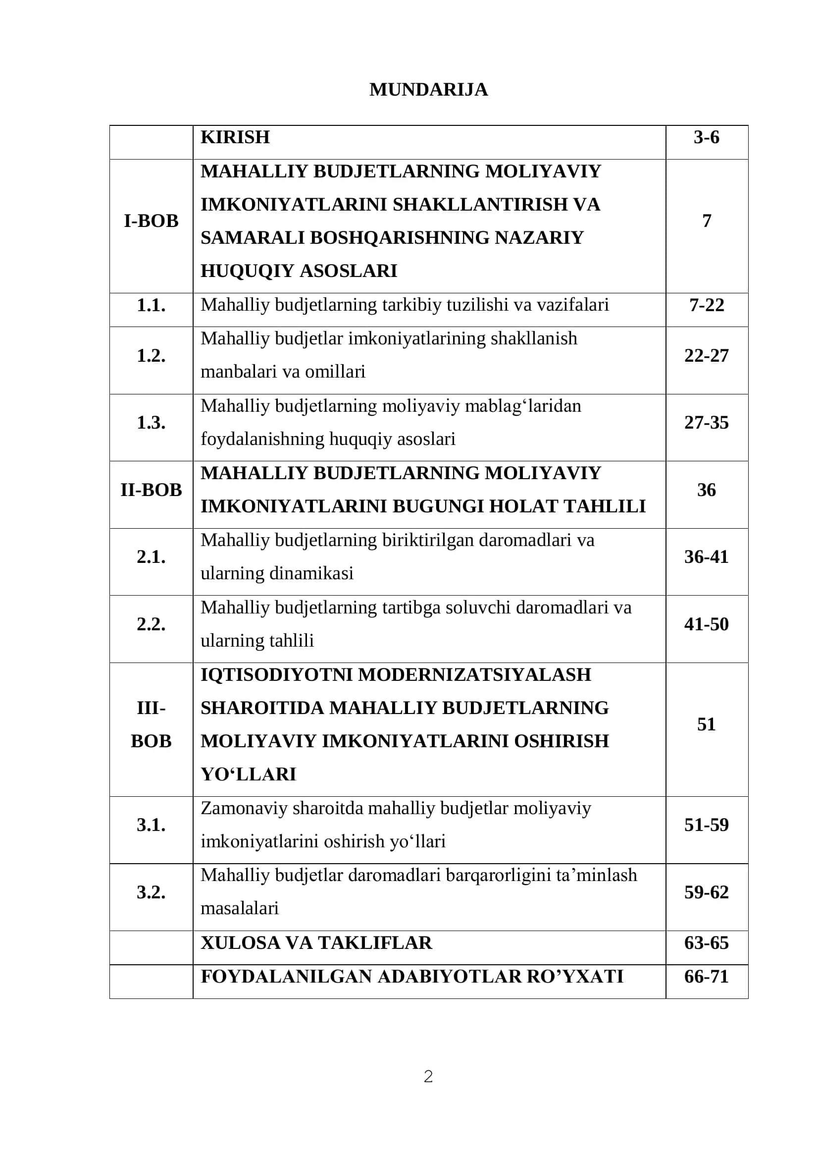 IQTISODIYOTNI MODERNIZATSIYALASH SHAROITIDA 2