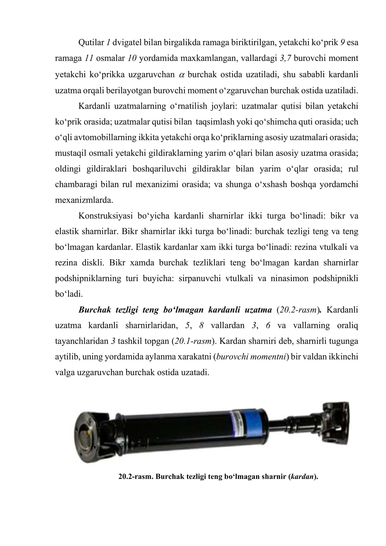 KARDANLI UZATMA 2