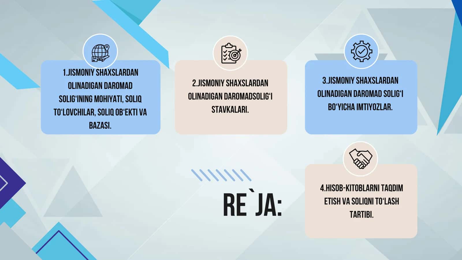 Jismoniy shaxslardan olinadigan daromad solig`i 2