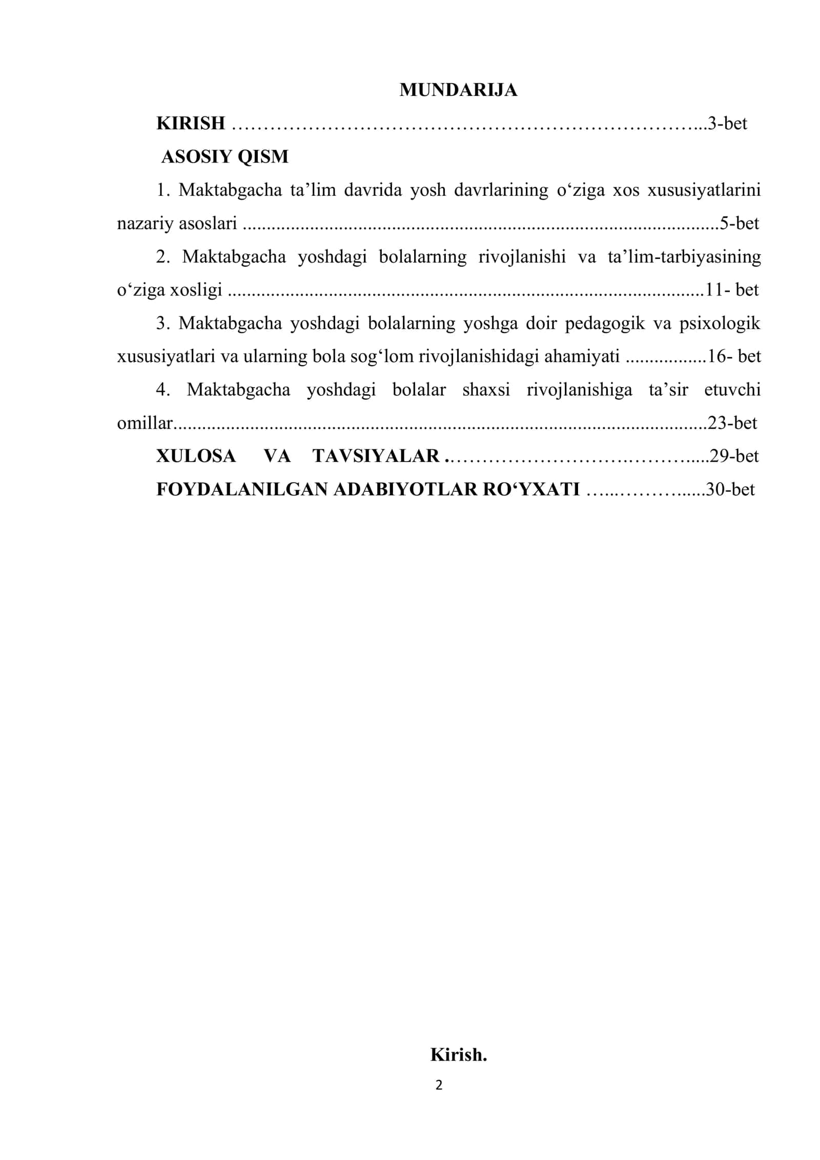 Maktabgacha ta’lim davrida yosh davrlarining o‘ziga xos xususiyatlari 2