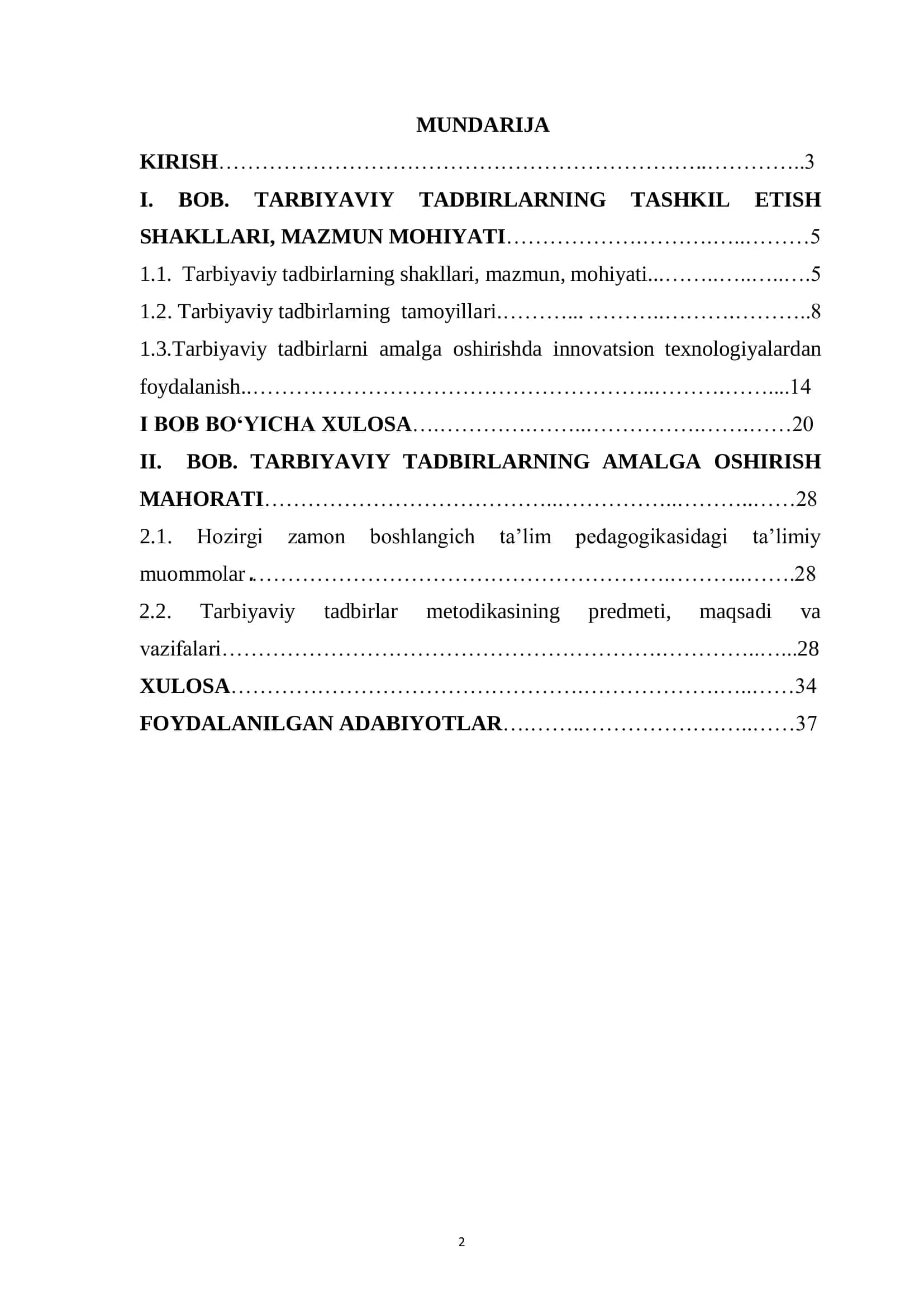TARBIYAVIY TADBIRLARNING SHAXS FAOLLIGINI OSHIRISHDAGI AHAMIYATI 2