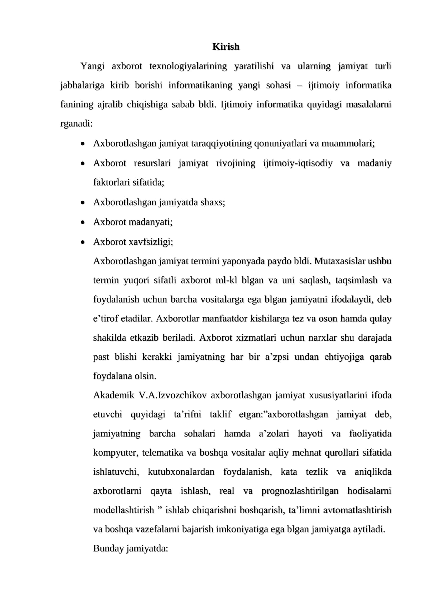 MA’LUMOTLAR BAZASI TEXNOLOGIYALARI FANIDAN ONLINE_DUKON 2