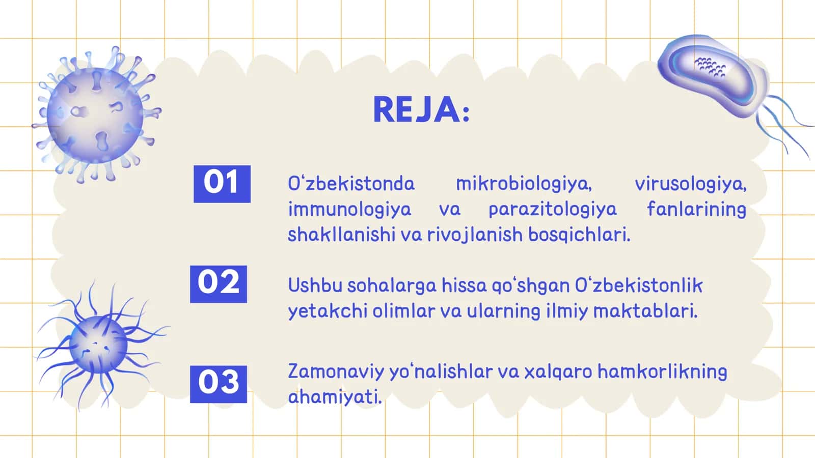 MIKROBIOLOGIYA, VIRUSOLOGIYA, IMMUNOLOGIYA, PARAZITOLOGIYA MODULINI RIVOJLANISHIGA HISSA QO‘SHGAN O‘ 2