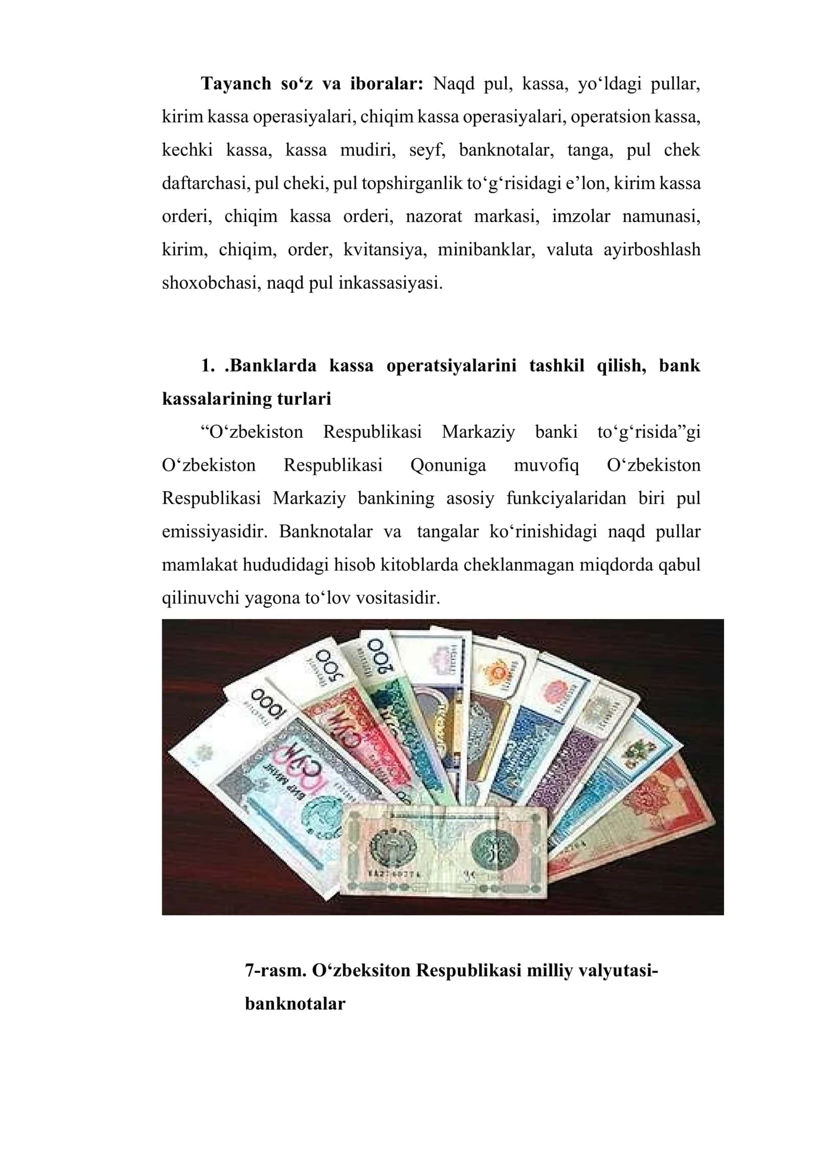 Bank plastik kartochkalari bilan hisob-kitoblar hisobi 2
